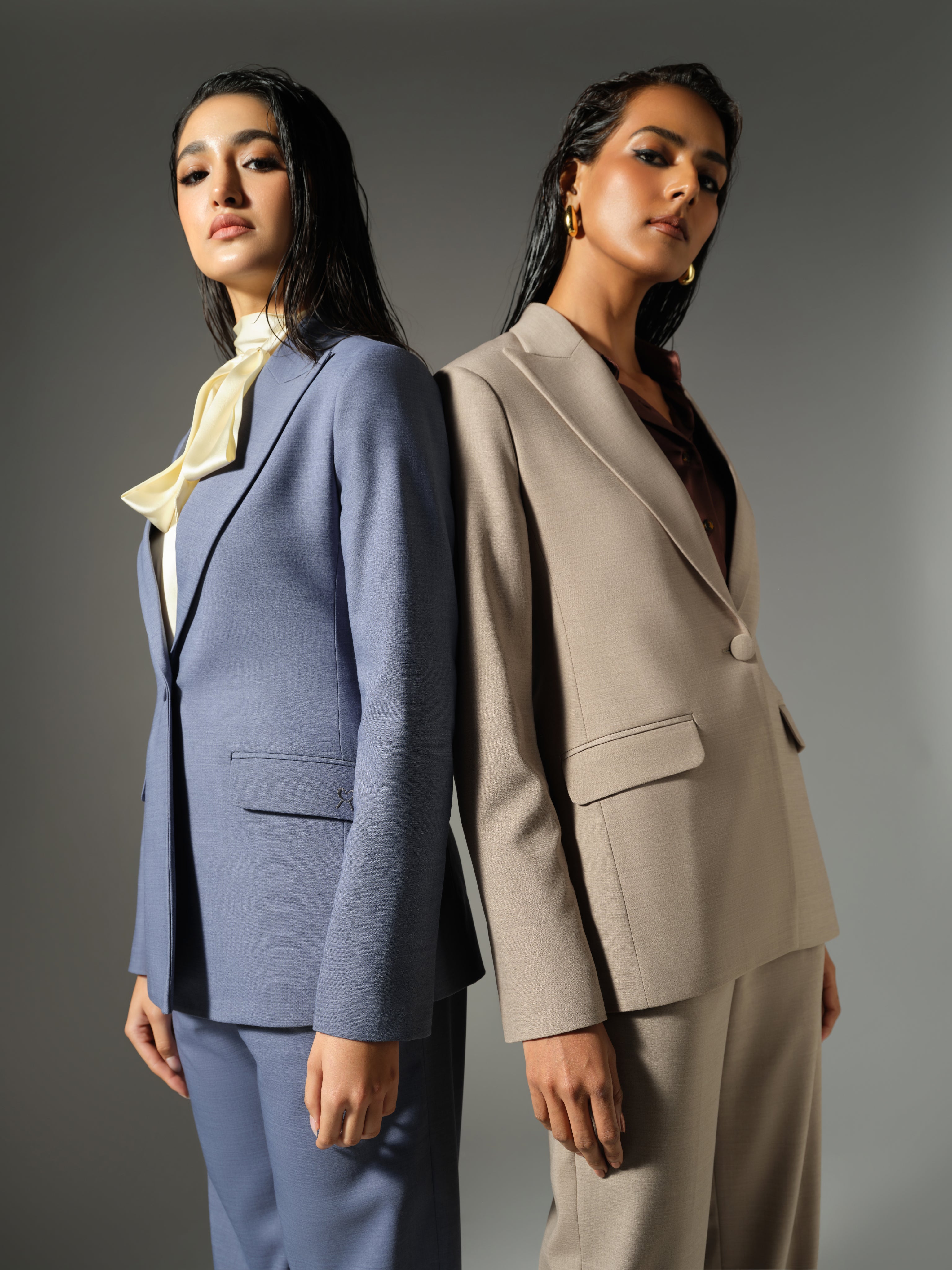Blue Suiting Blazer