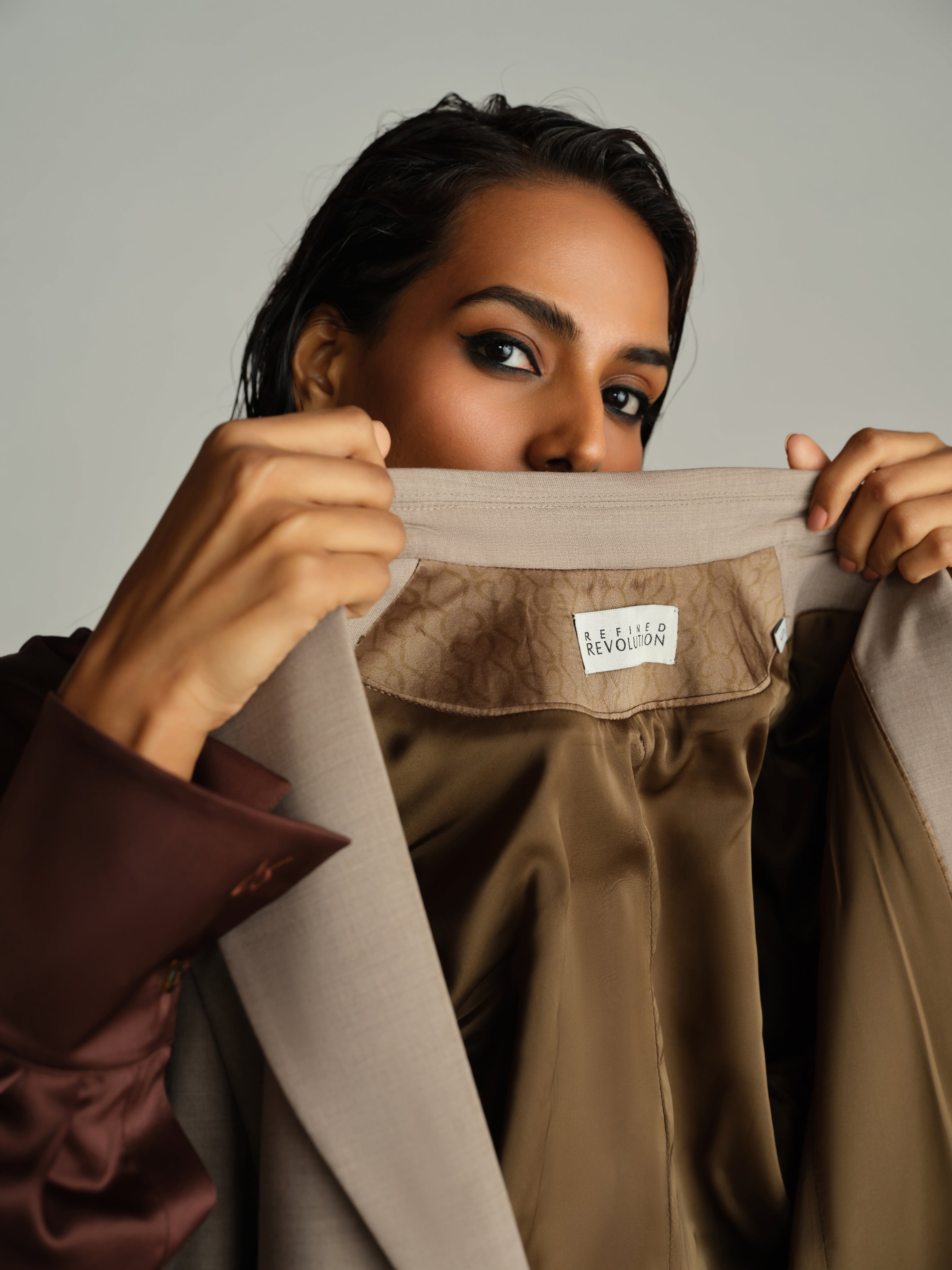 Tobacco Suiting Blazer