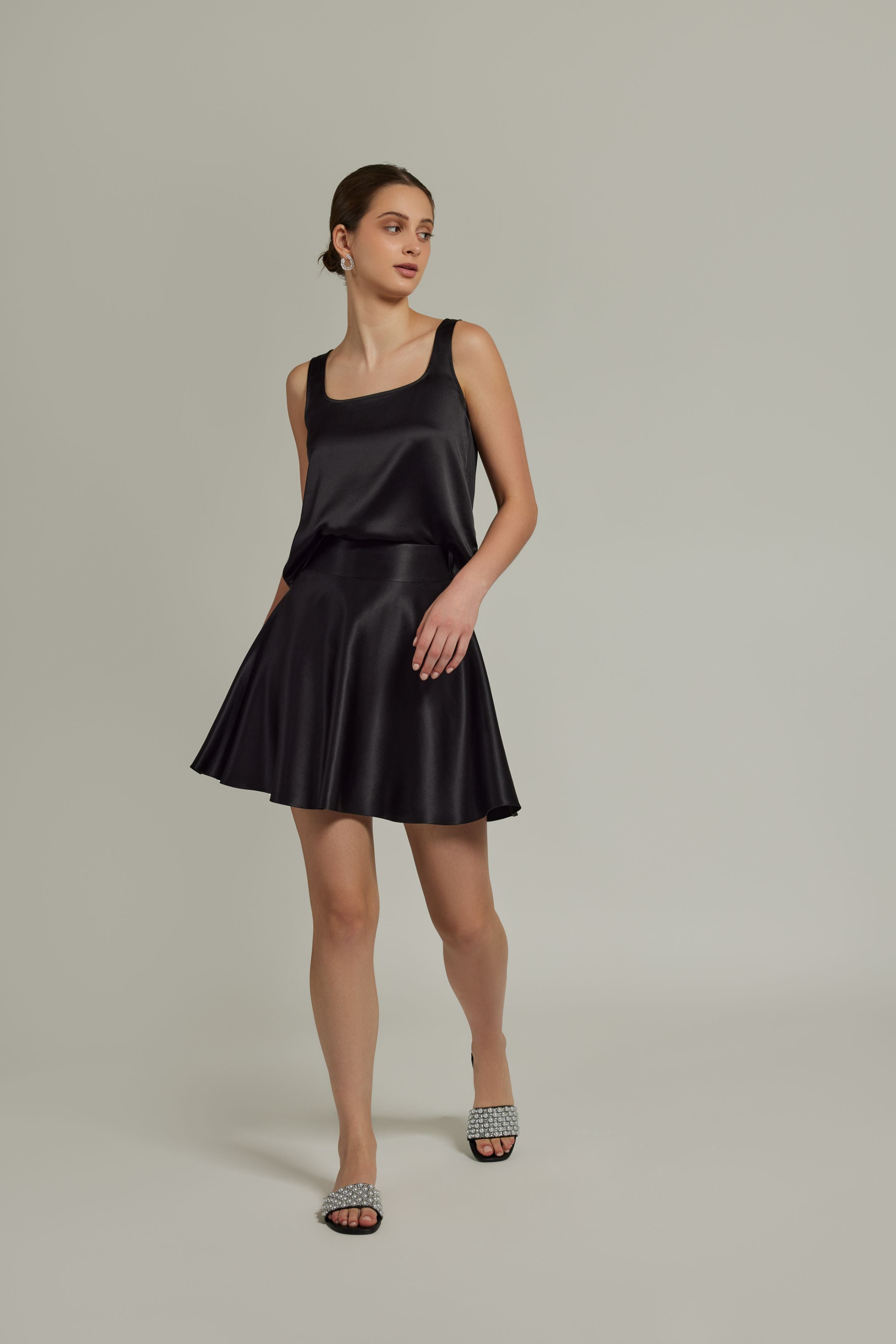 Black Silk Camisole