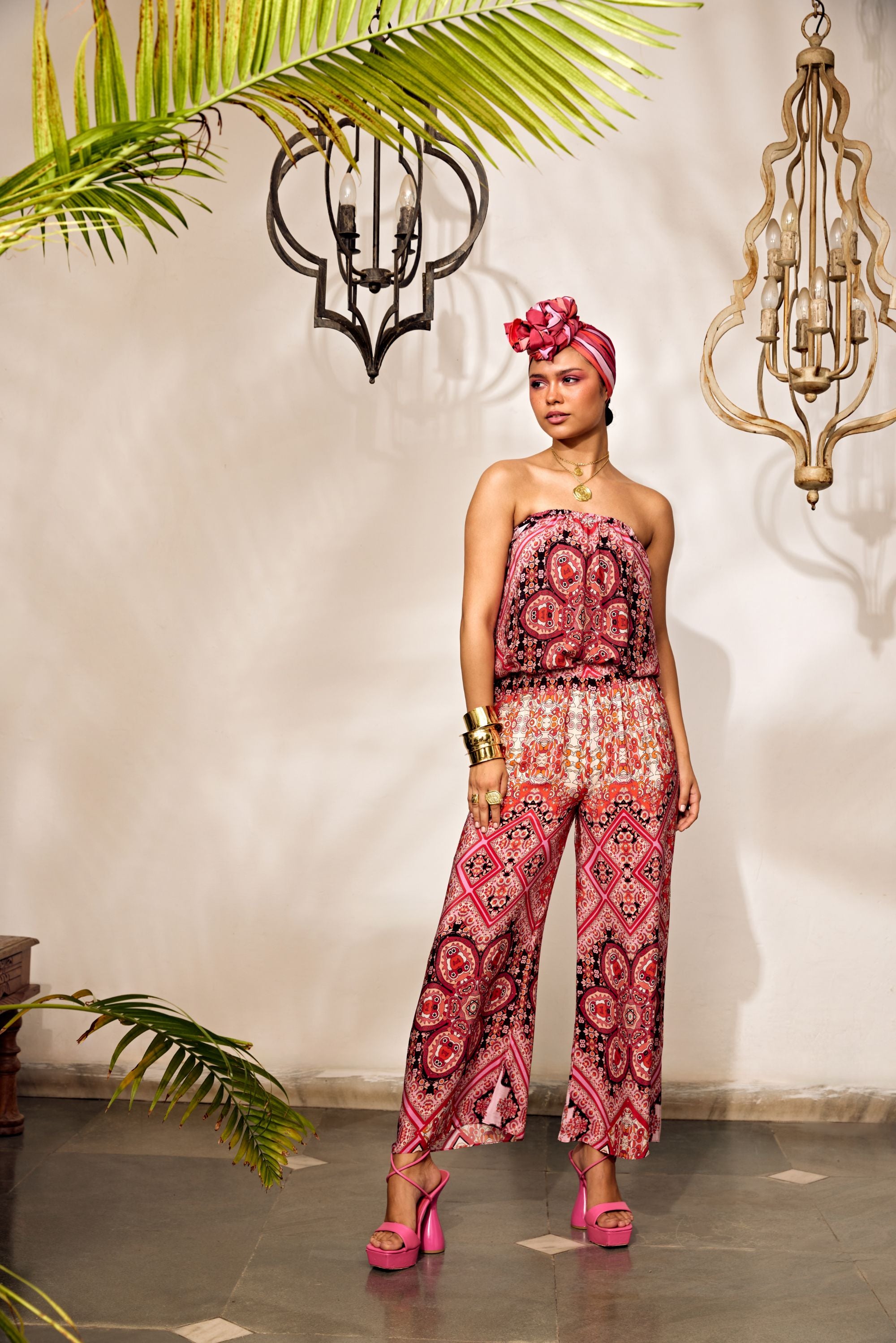 SOPHIYA STRAPLESS JUMPSUIT