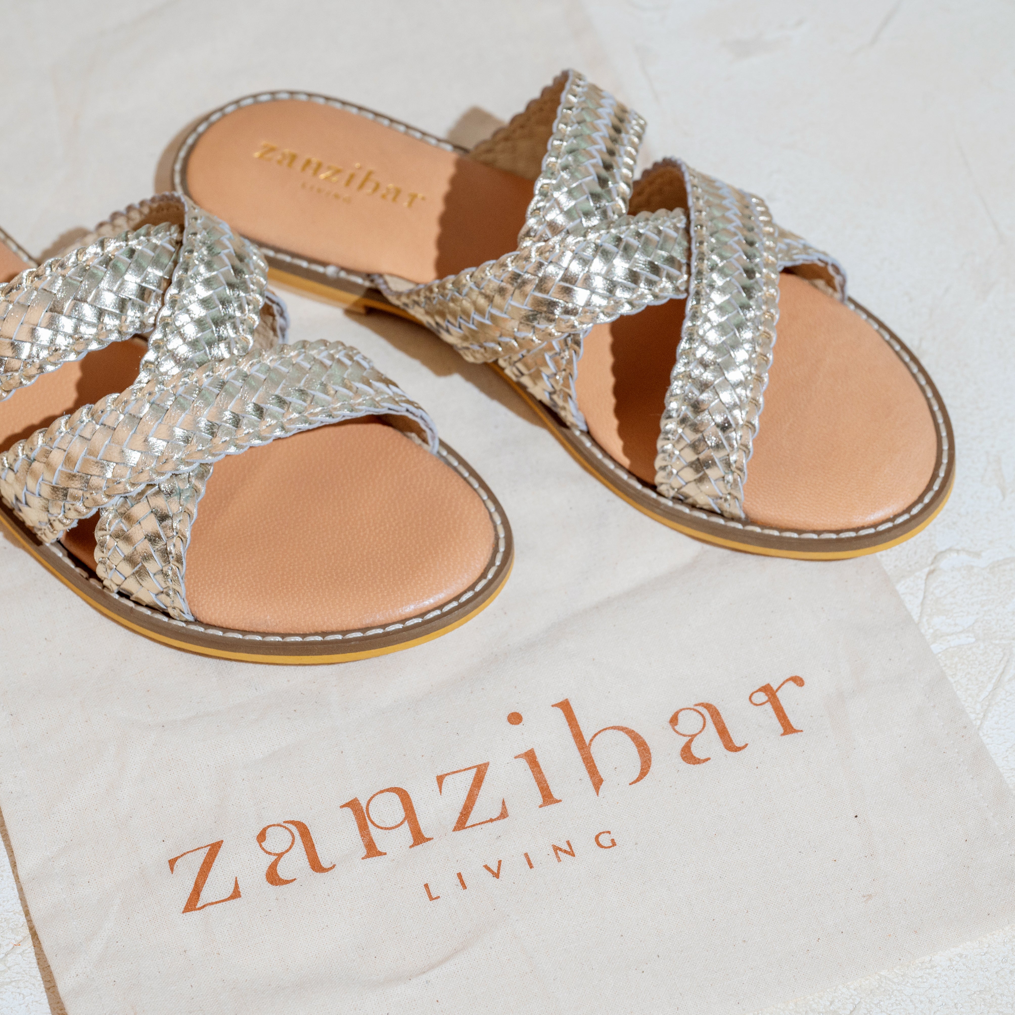 Female Footwear All Mettalic