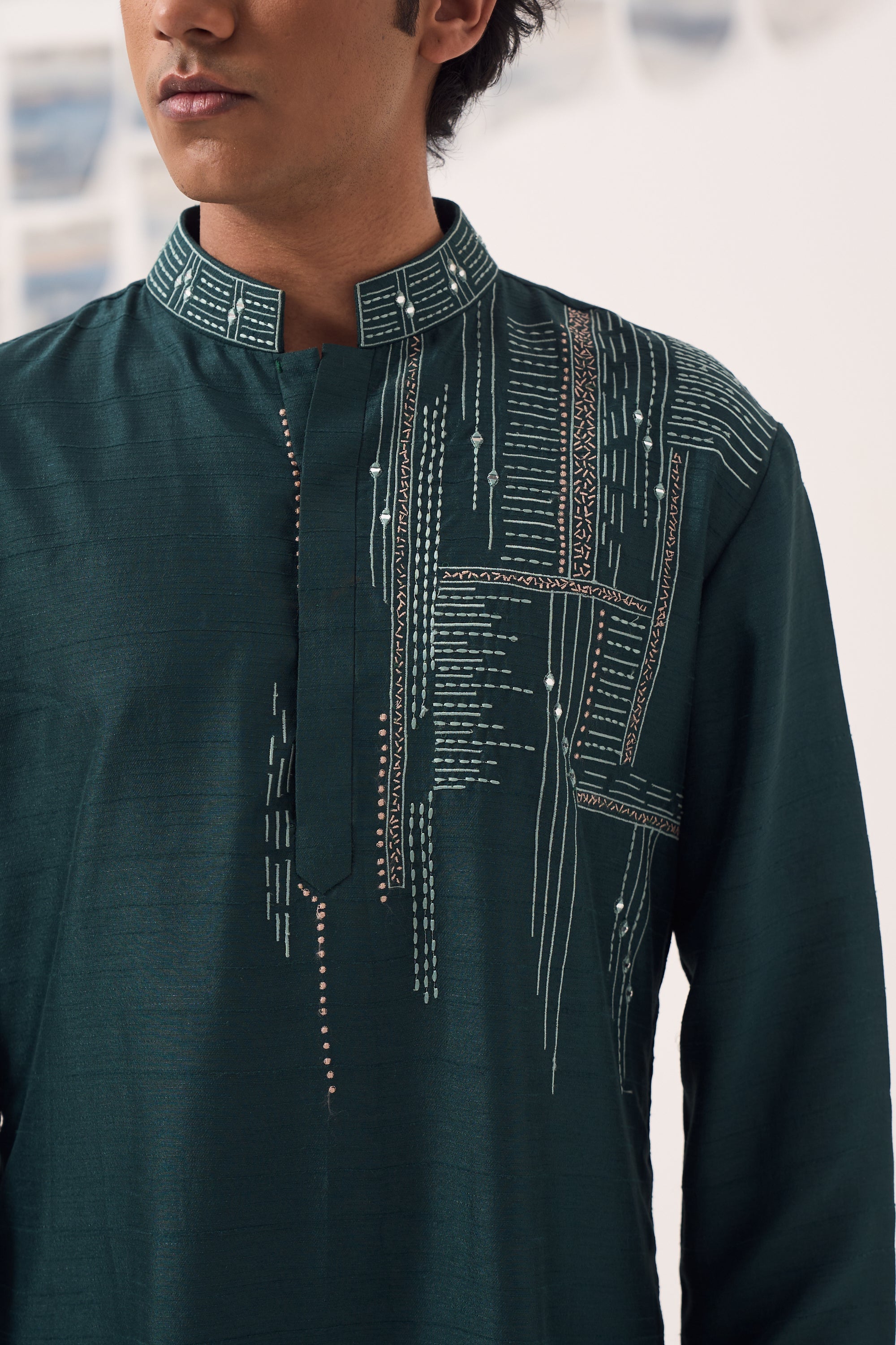 Green Kurta Set