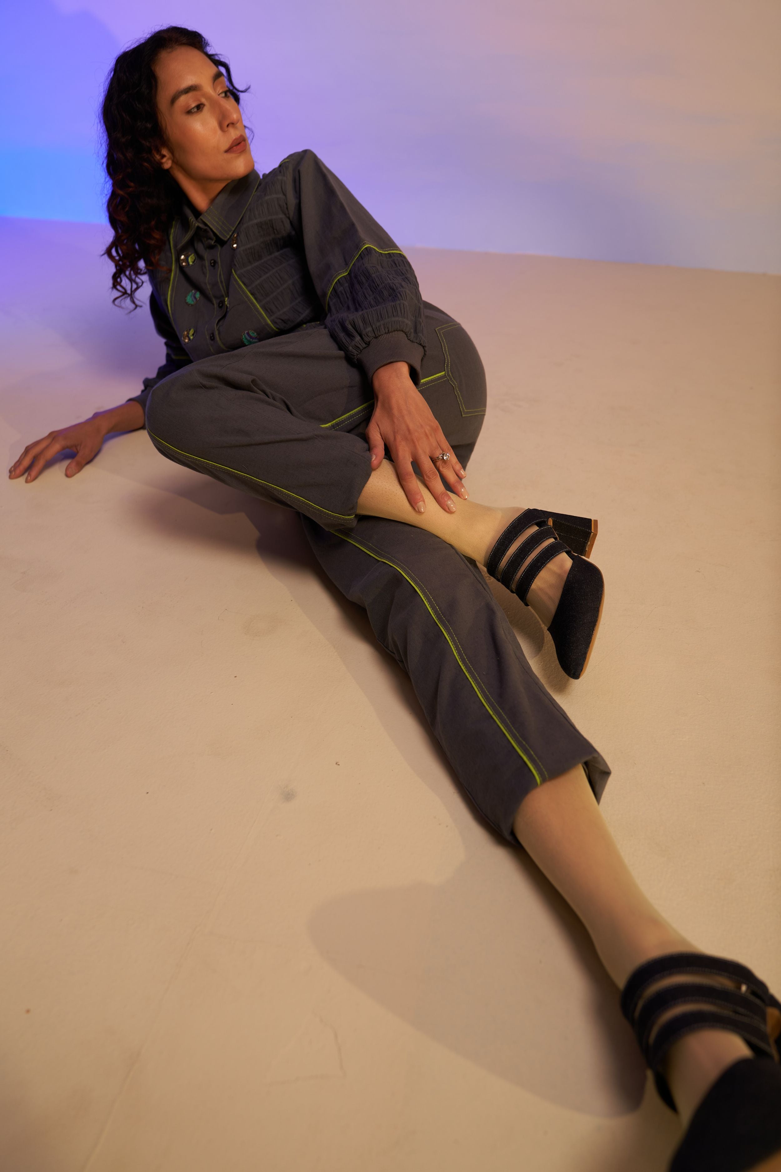 Strings flared trouser