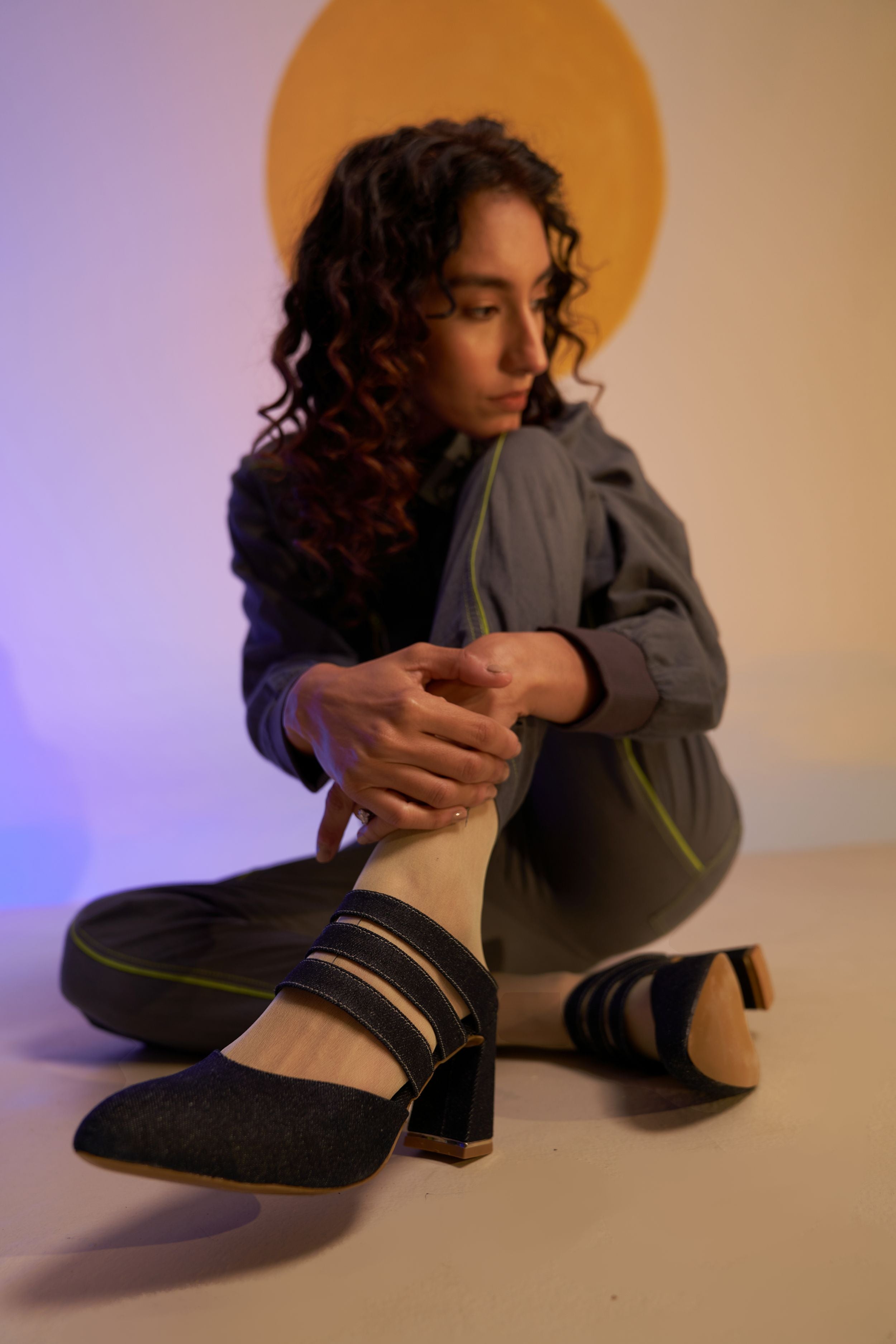 Strings flared trouser
