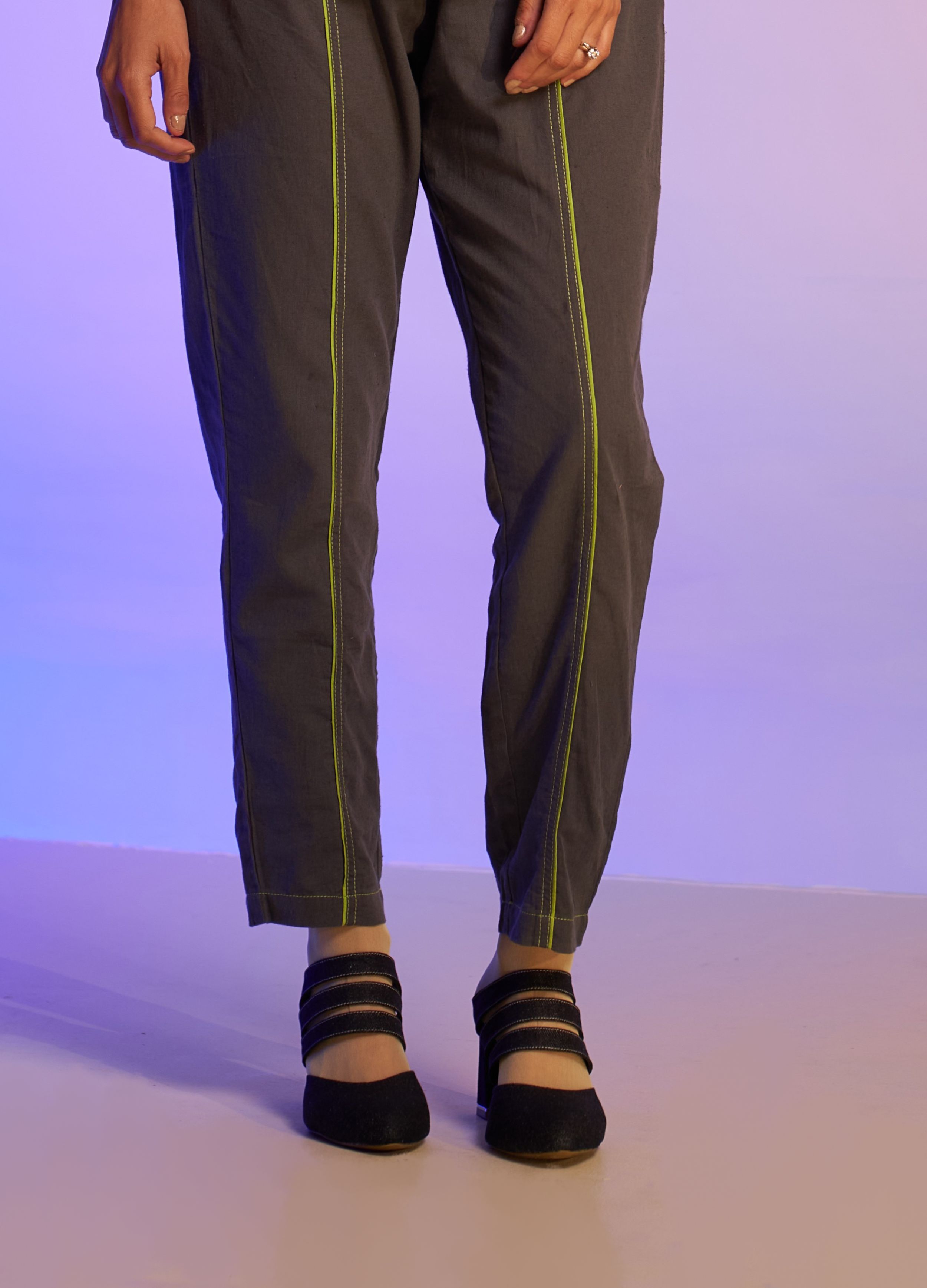 Strings flared trouser