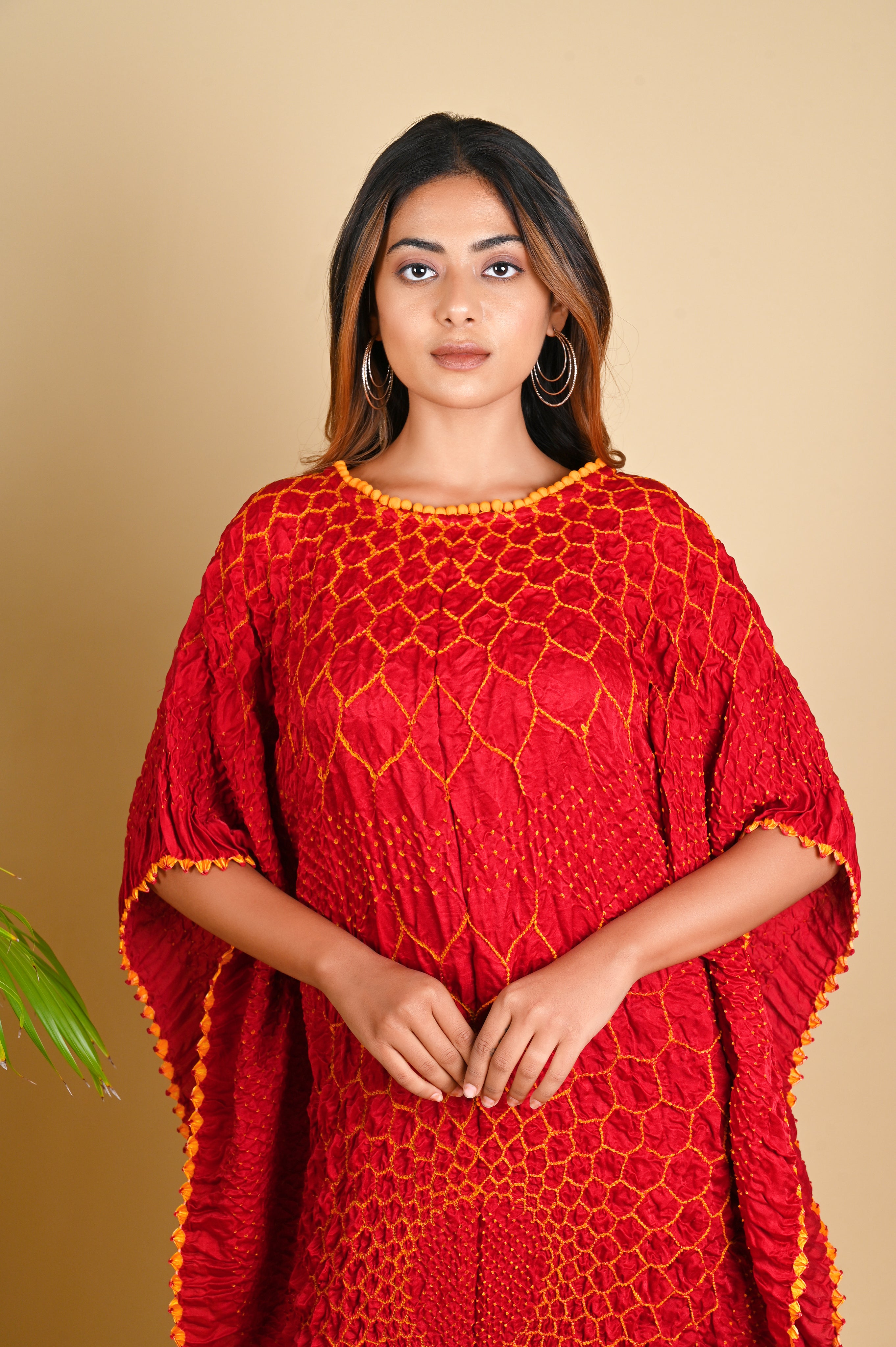 THREE FLOWERS KAFTAN
