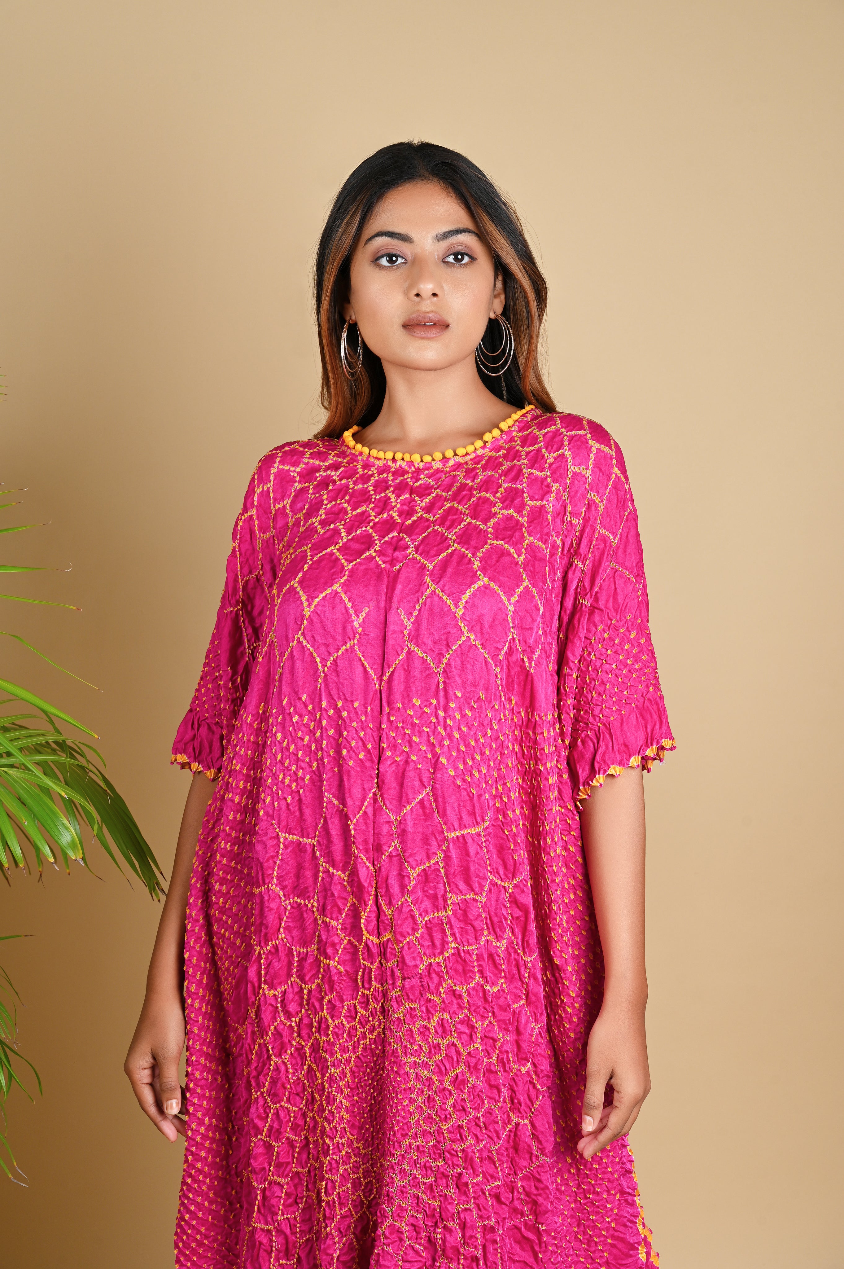 THREE FLOWERS KAFTAN