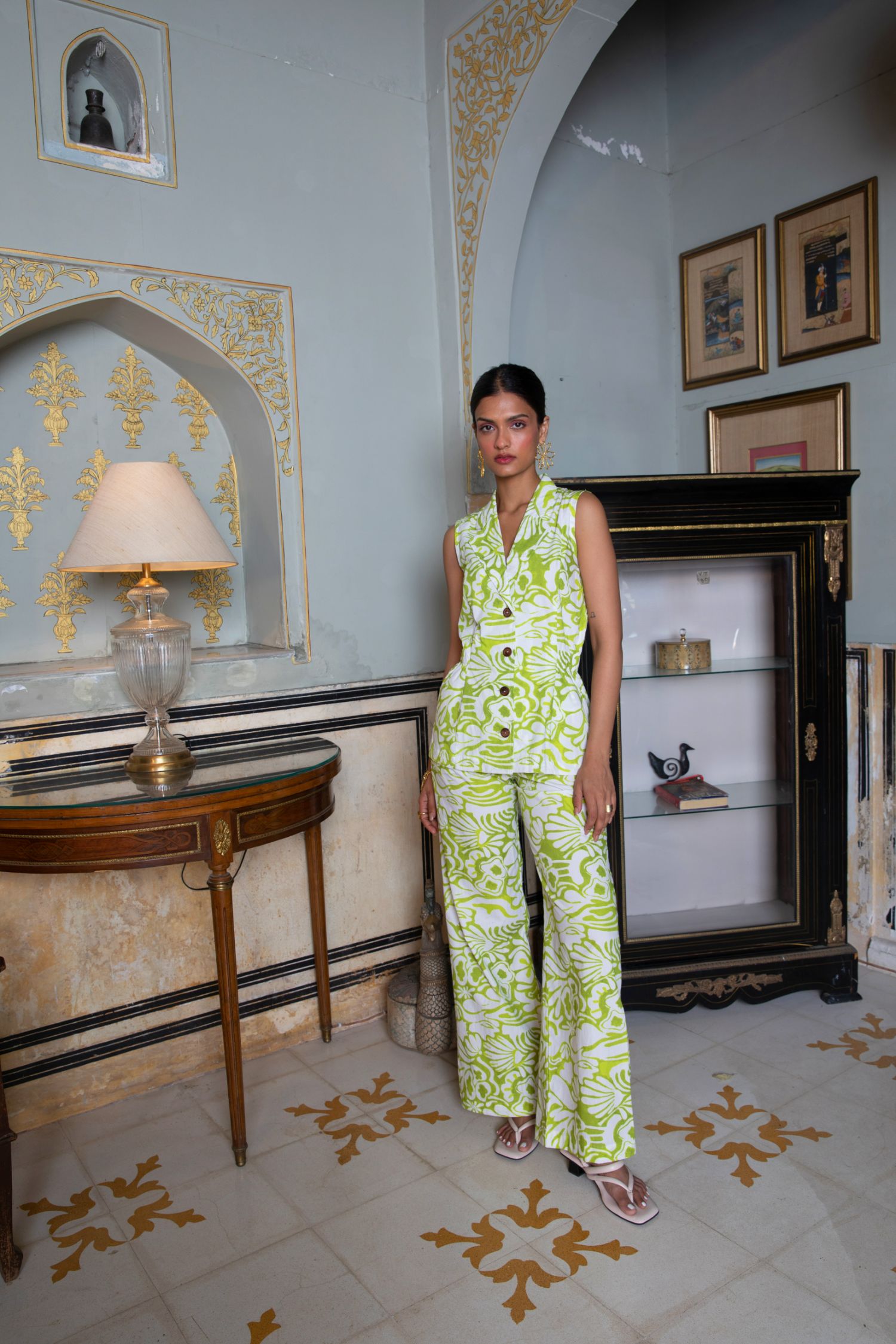 Out Of Office Co-ord Set In Carnation Print