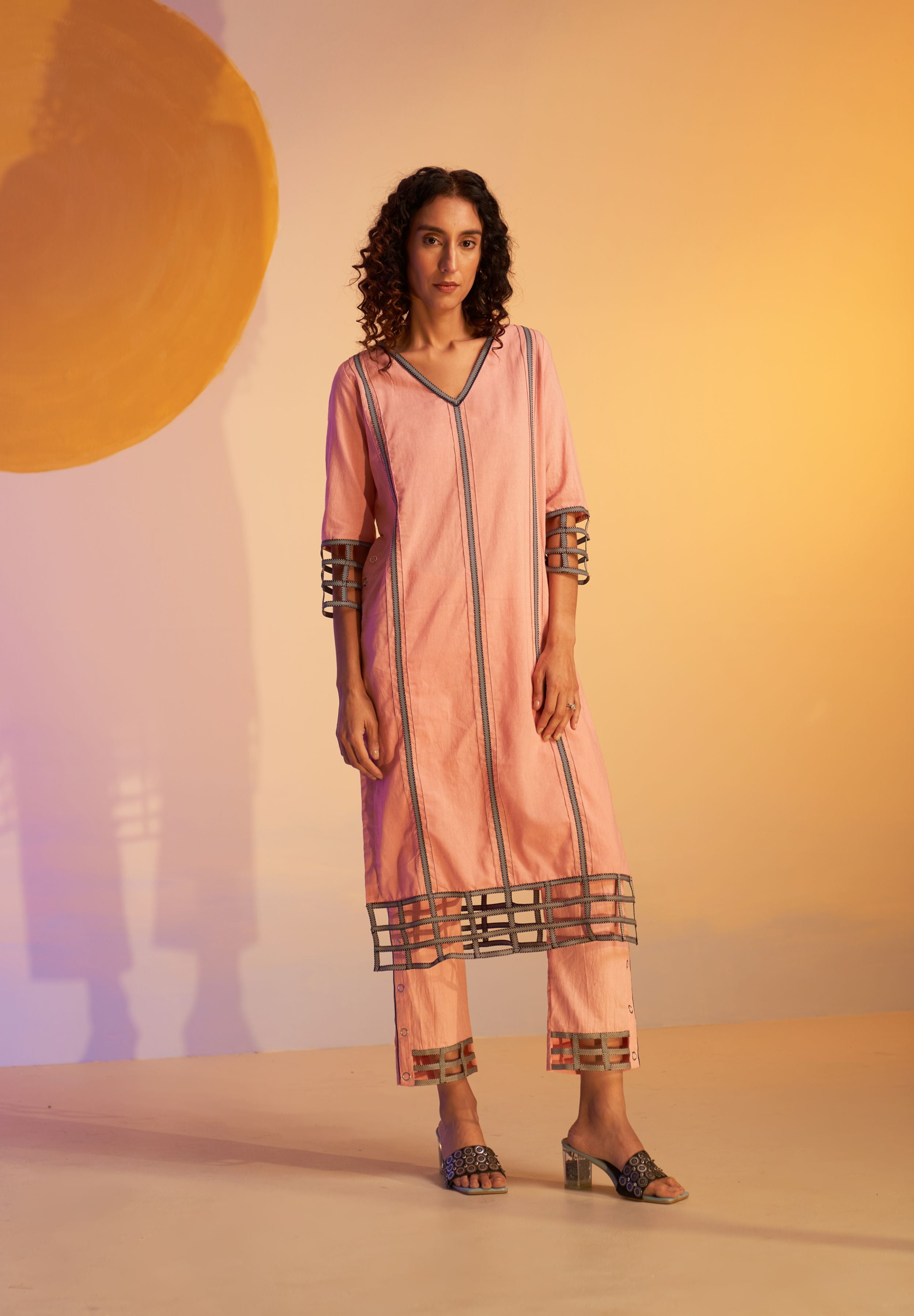 MAZE KURTA SET