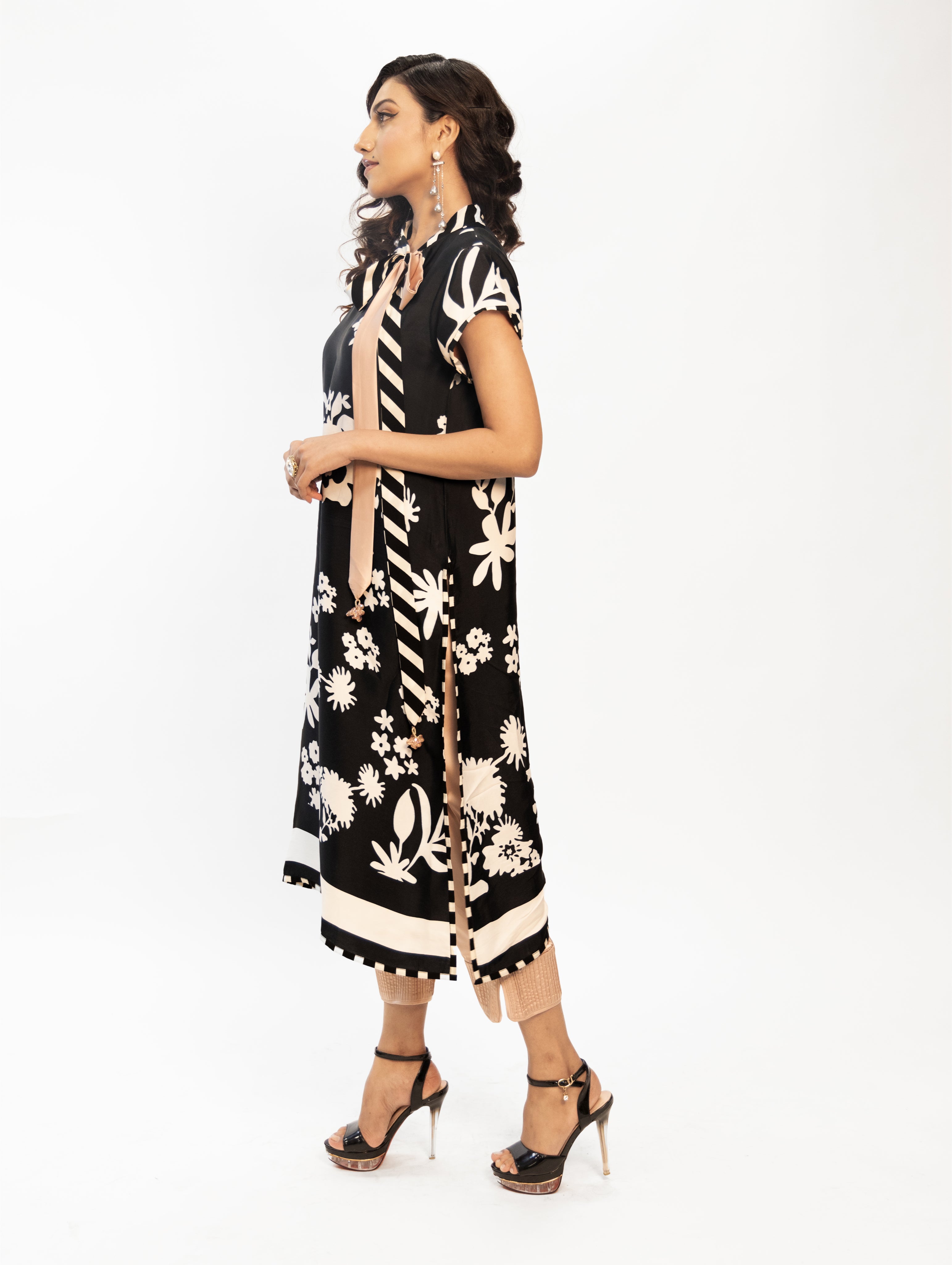 ELIZABETH TIE UP TUNIC SET