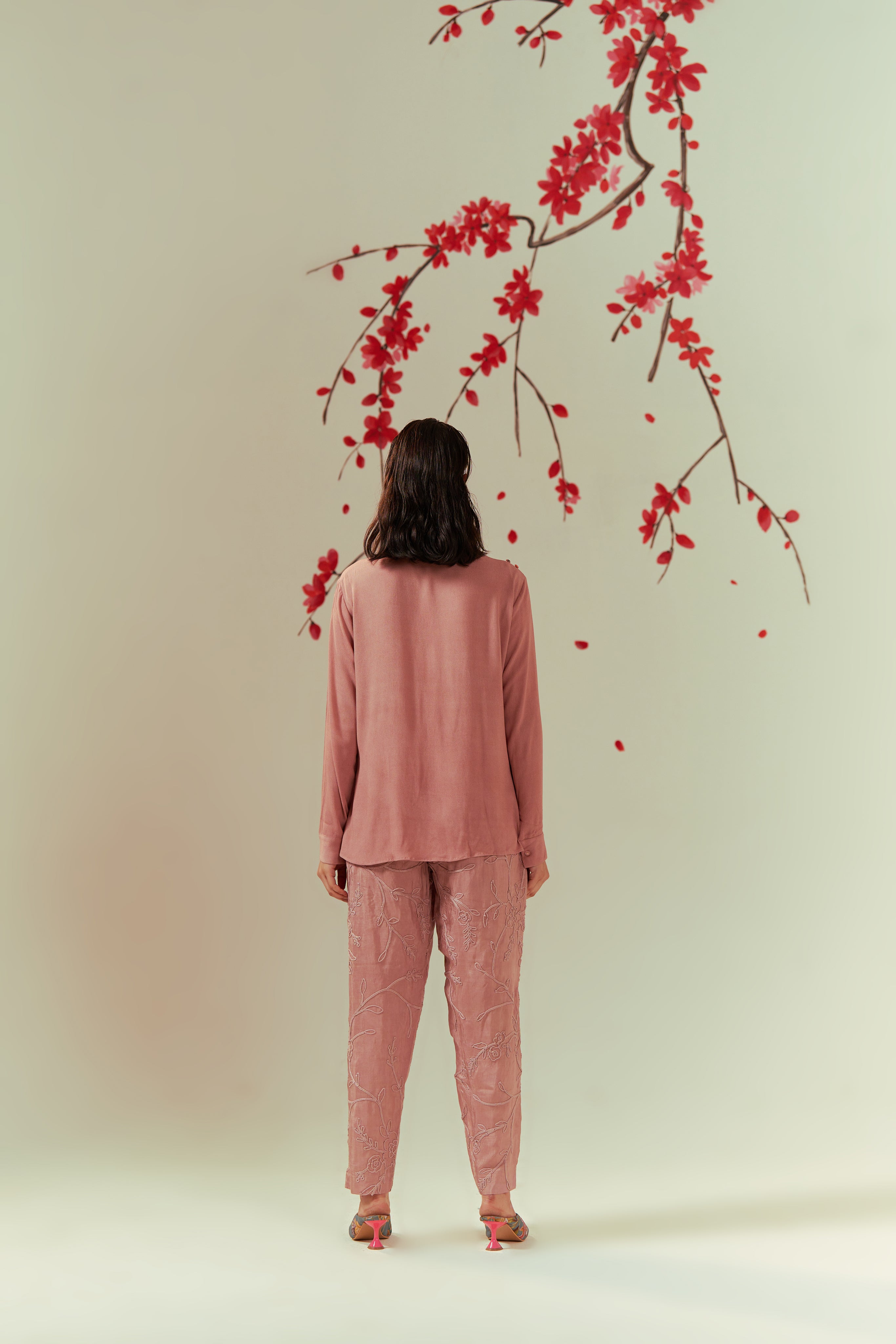 Zen Peach Co-ord Set