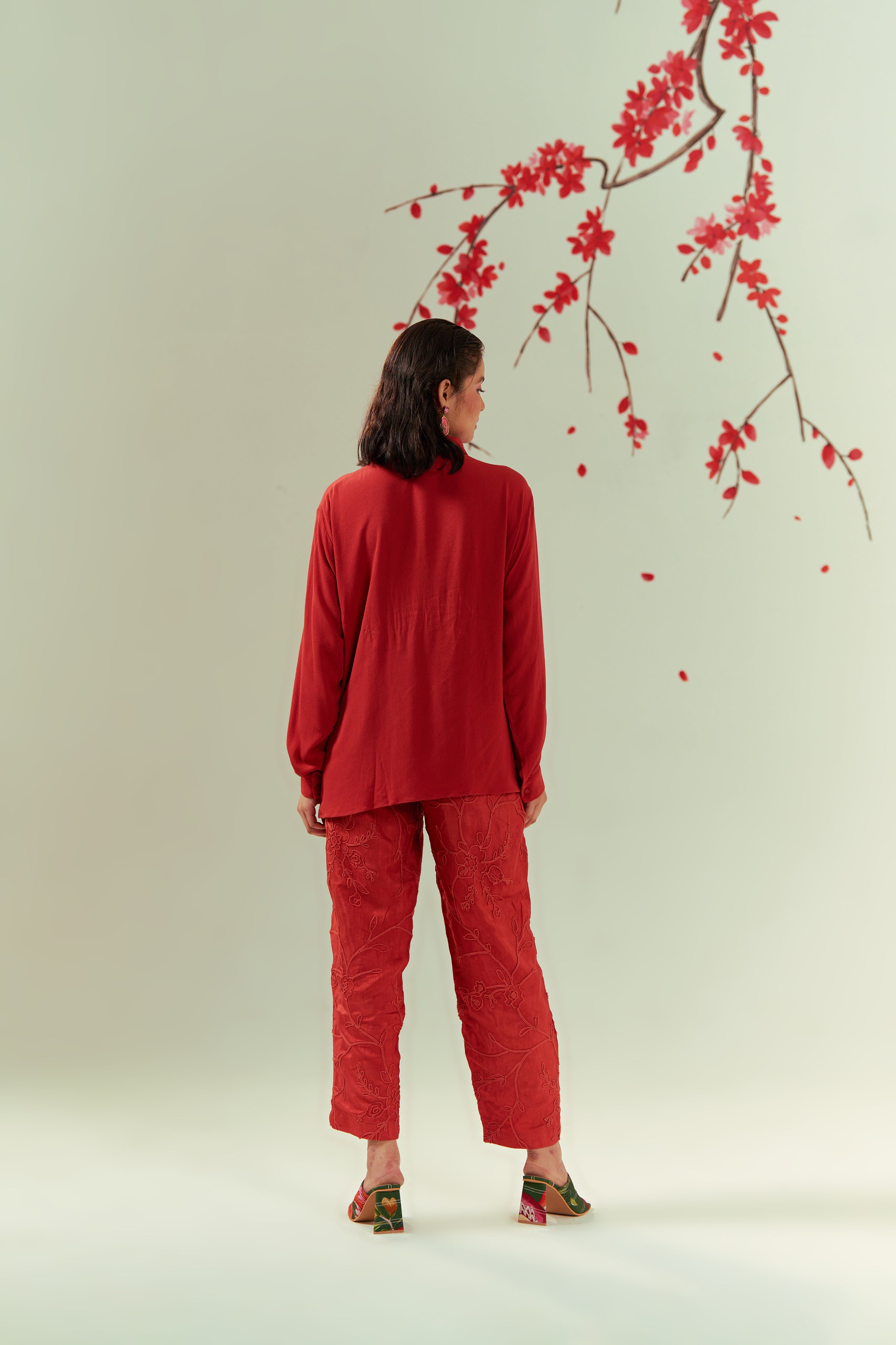 Zen Red Co-ord Set