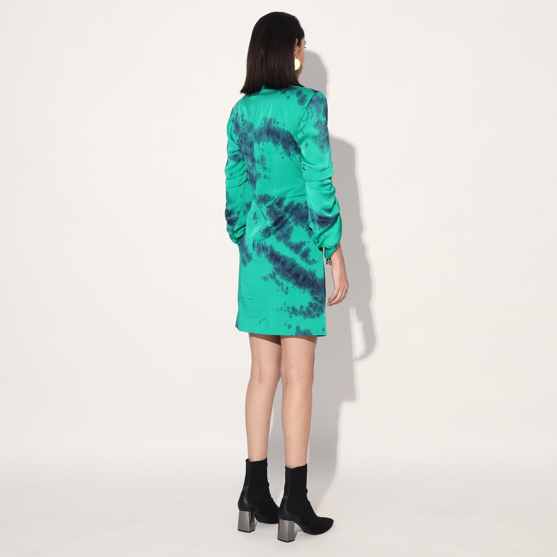TIE DYE JACKET DRESS