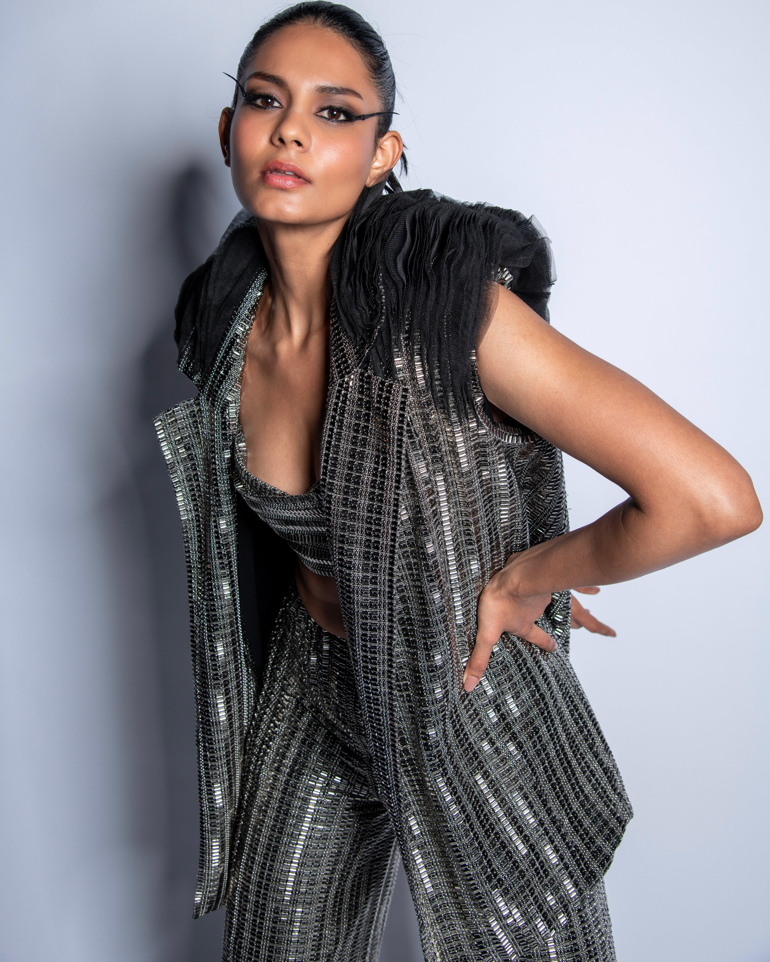 SCINTILLA RUFFLE JACKET