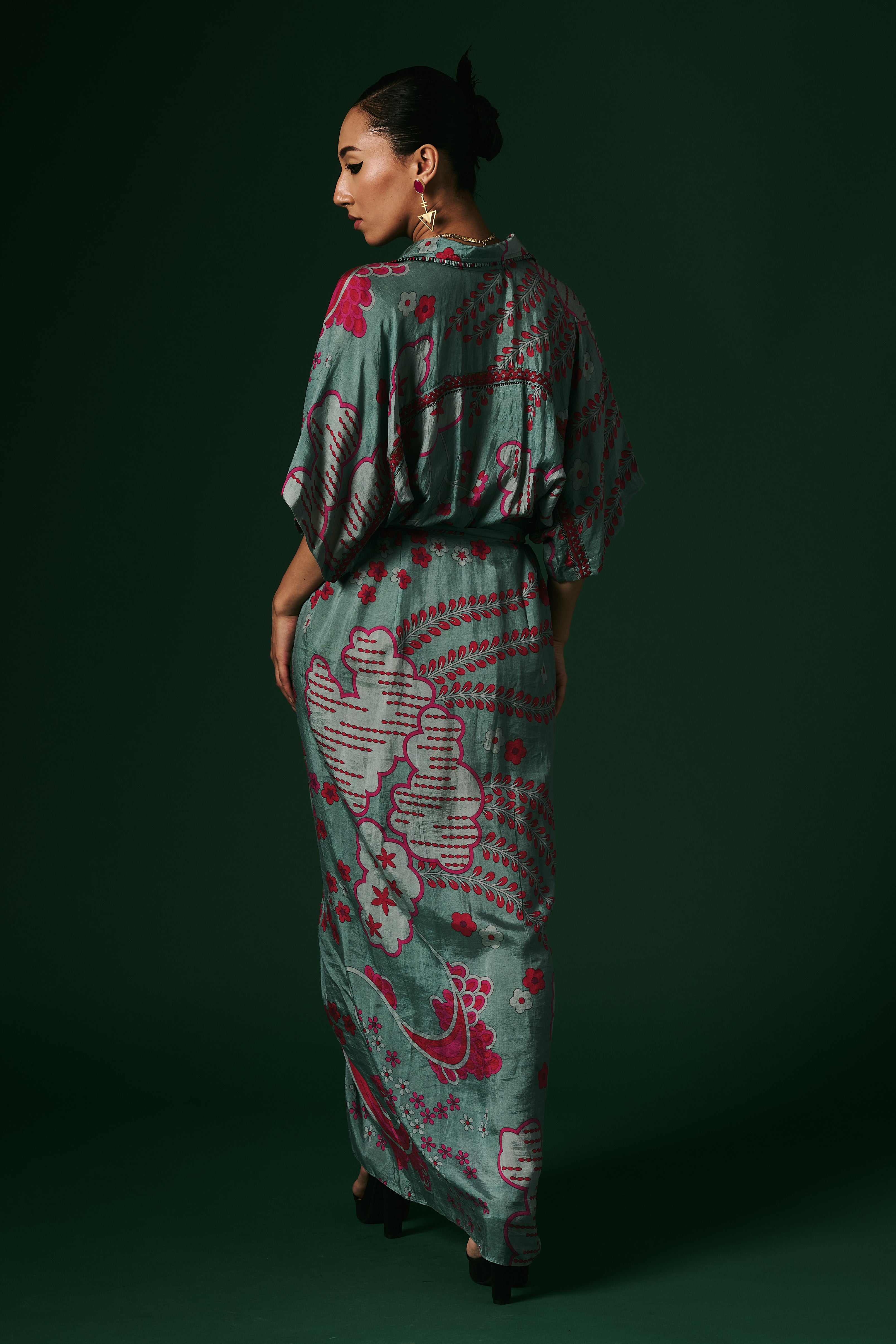 DRAPED DRESS