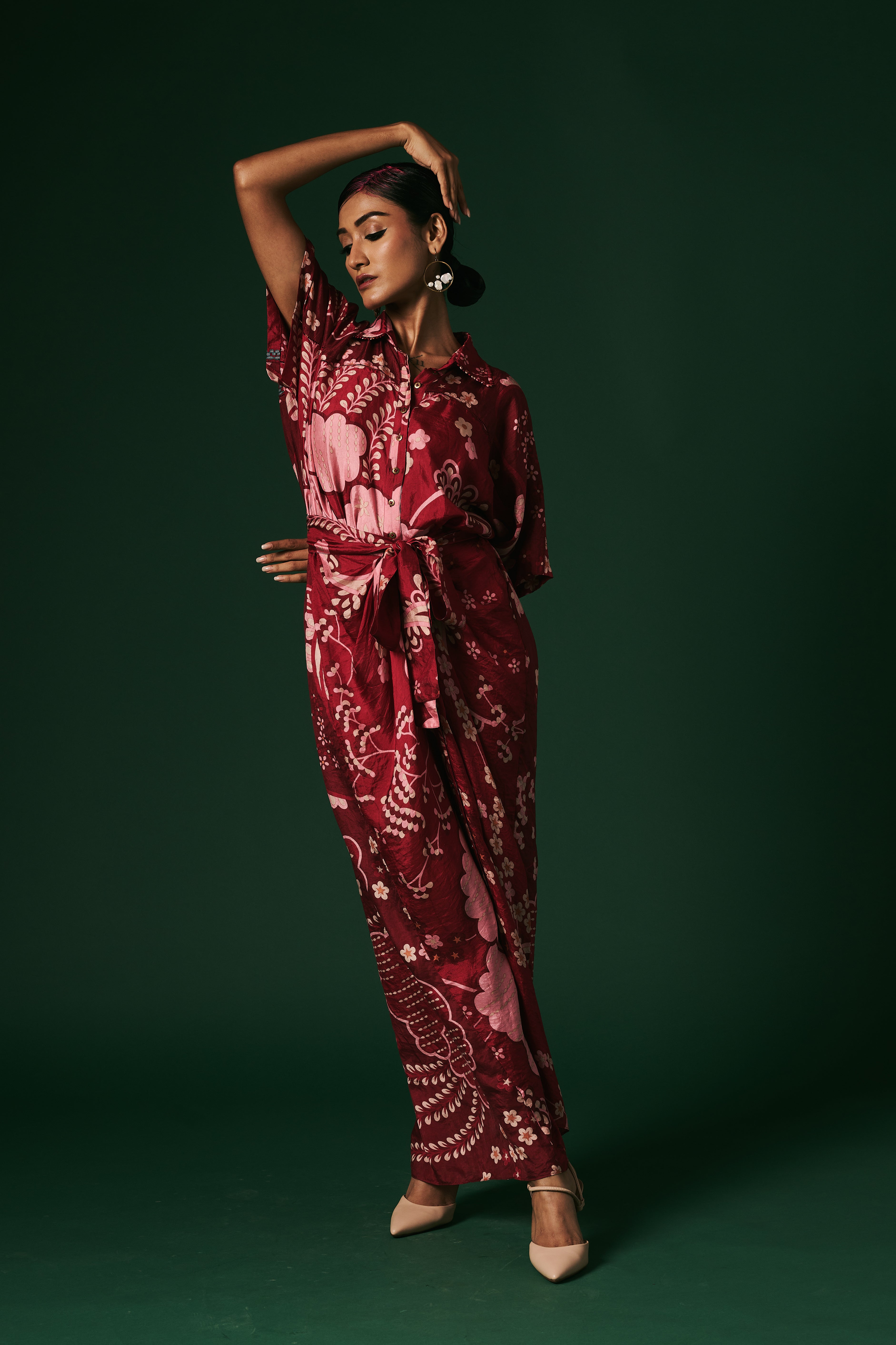 DRAPED DRESS