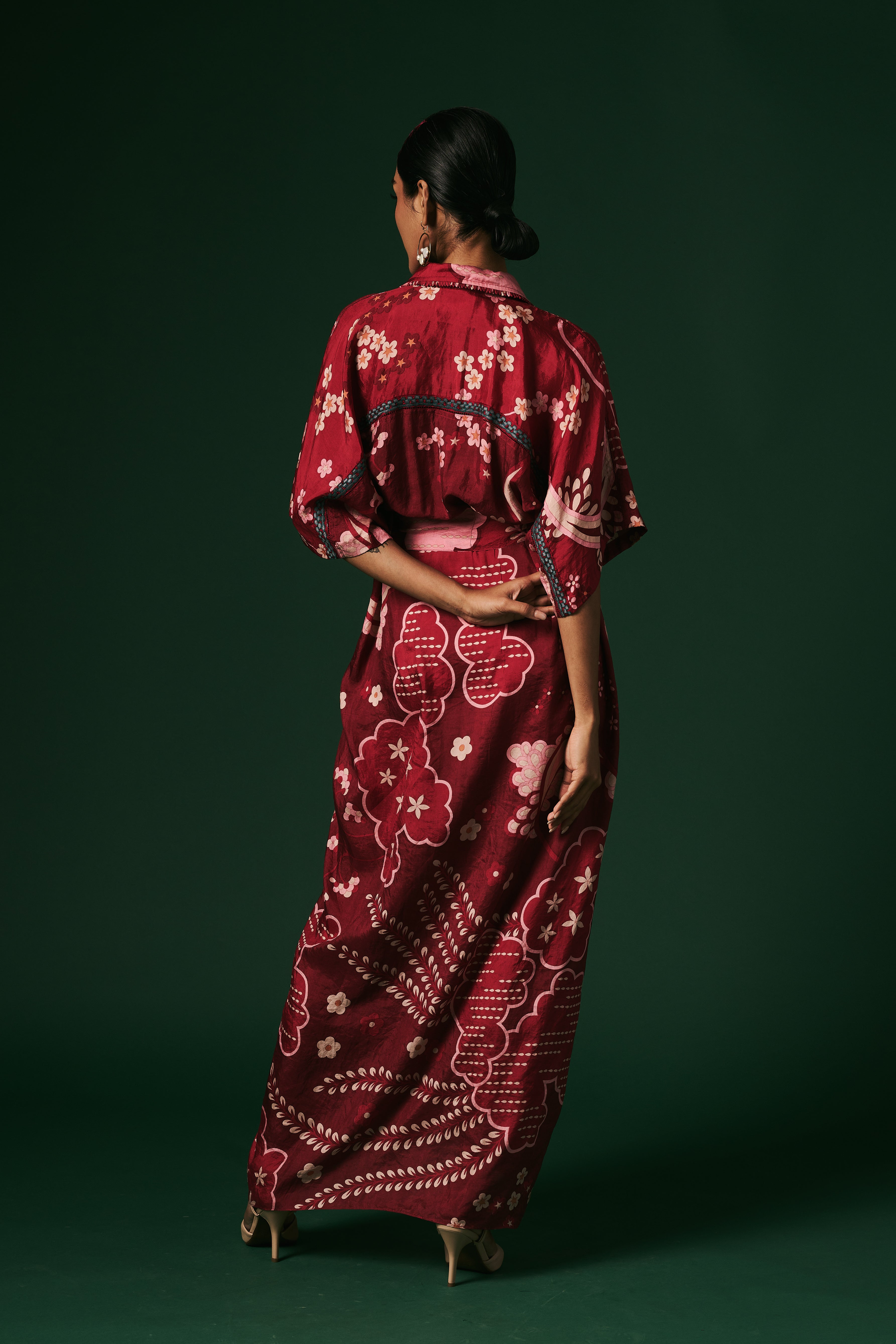 DRAPED DRESS