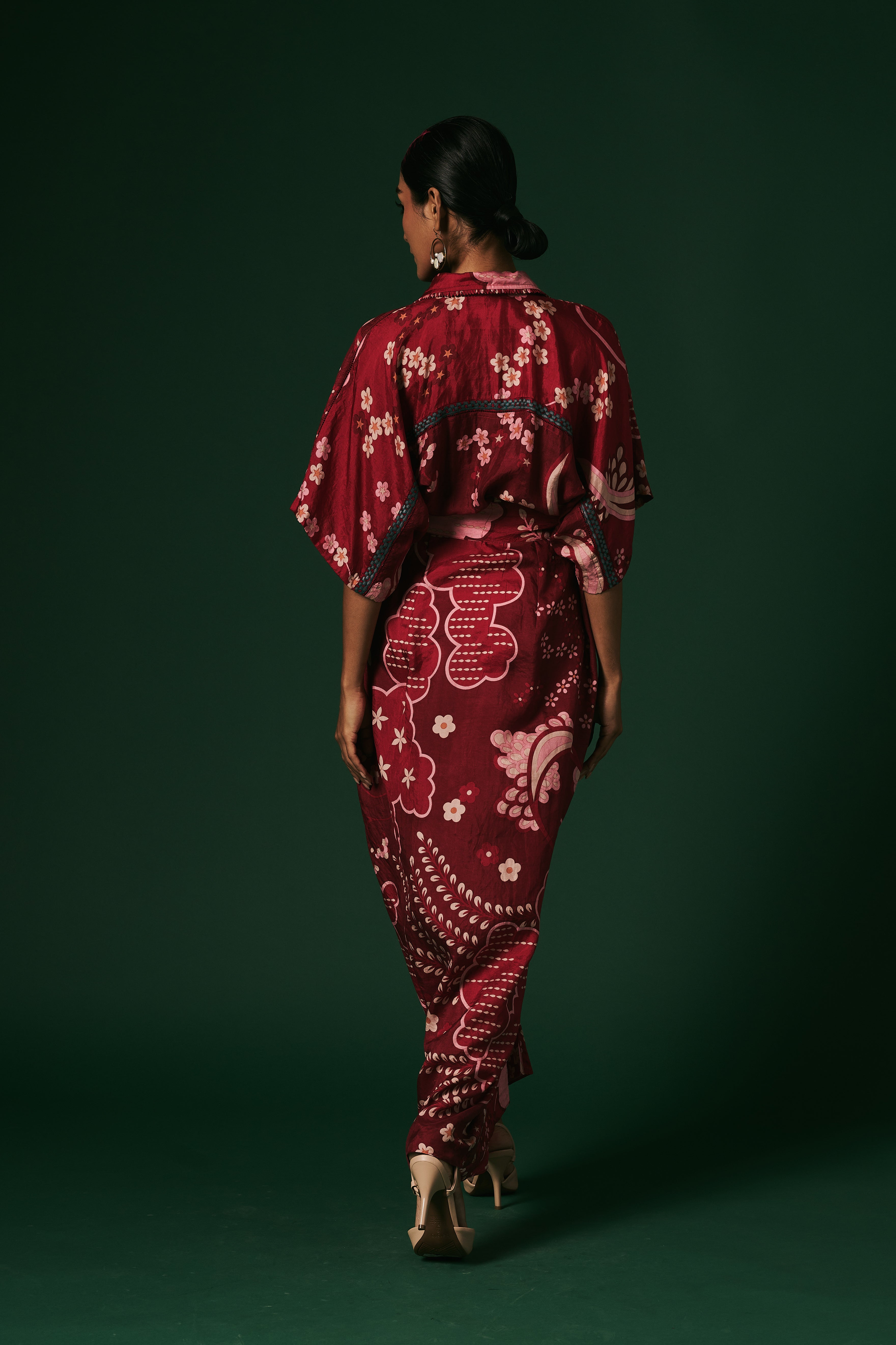 DRAPED DRESS