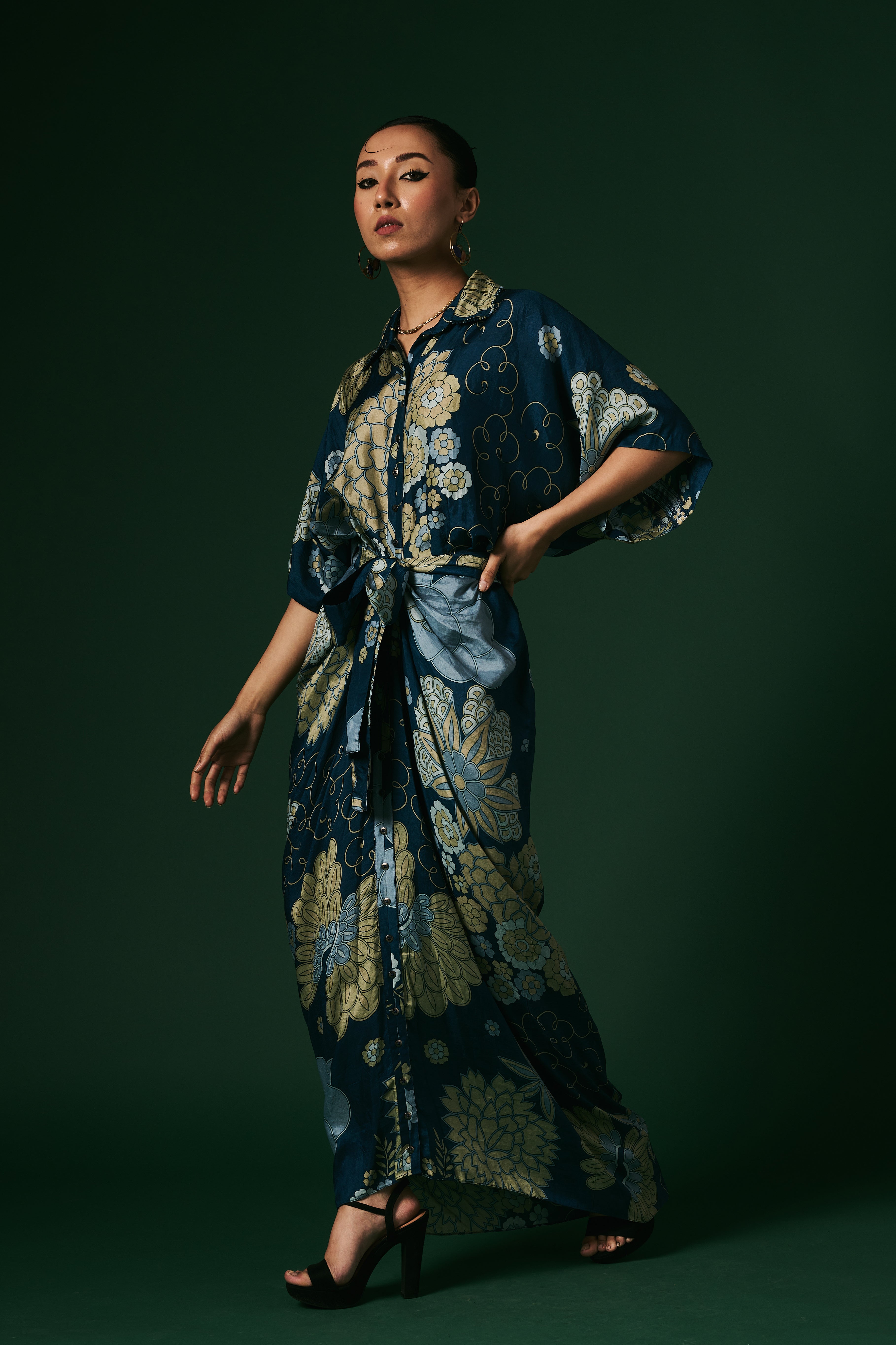 DRAPED DRESS