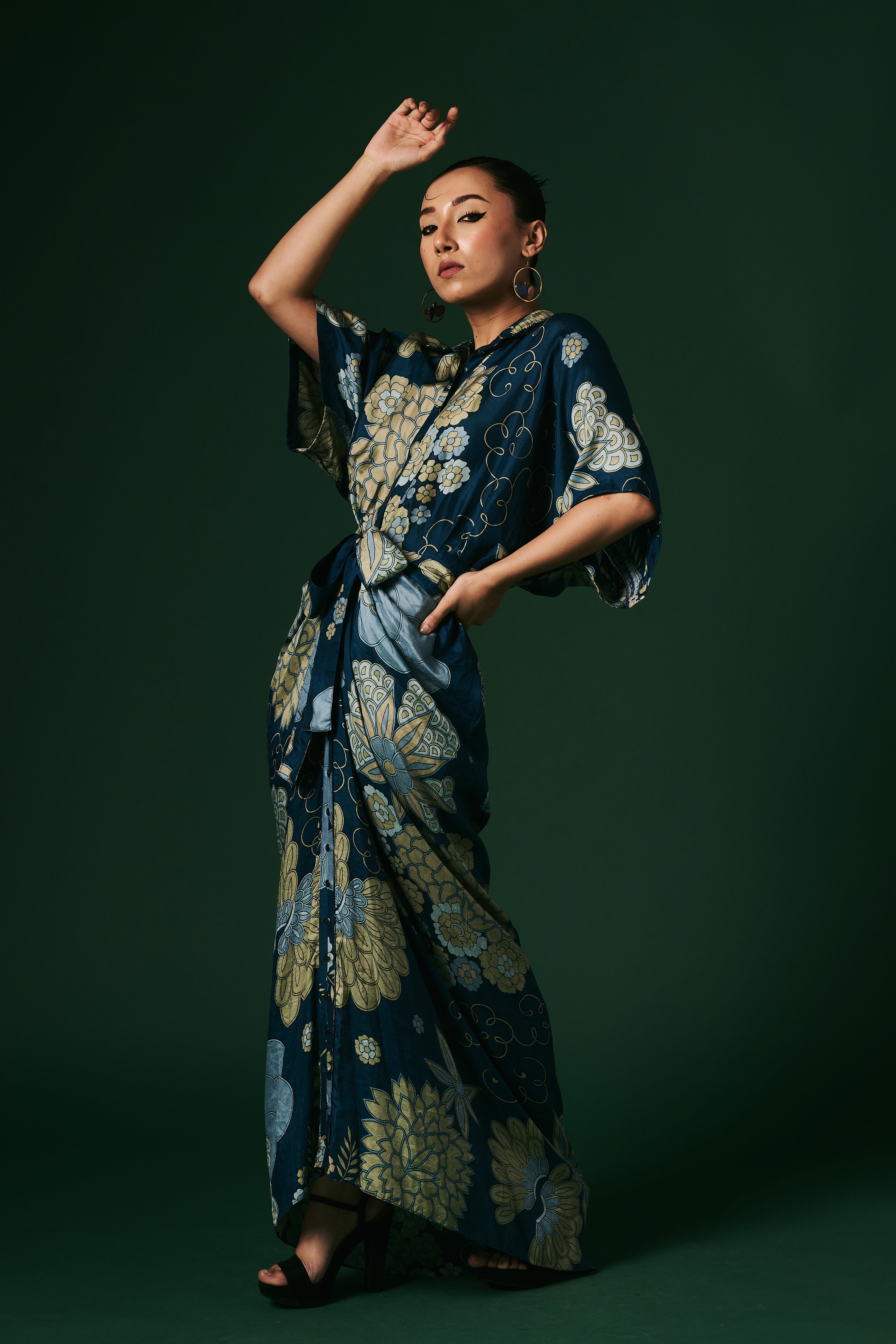 DRAPED DRESS