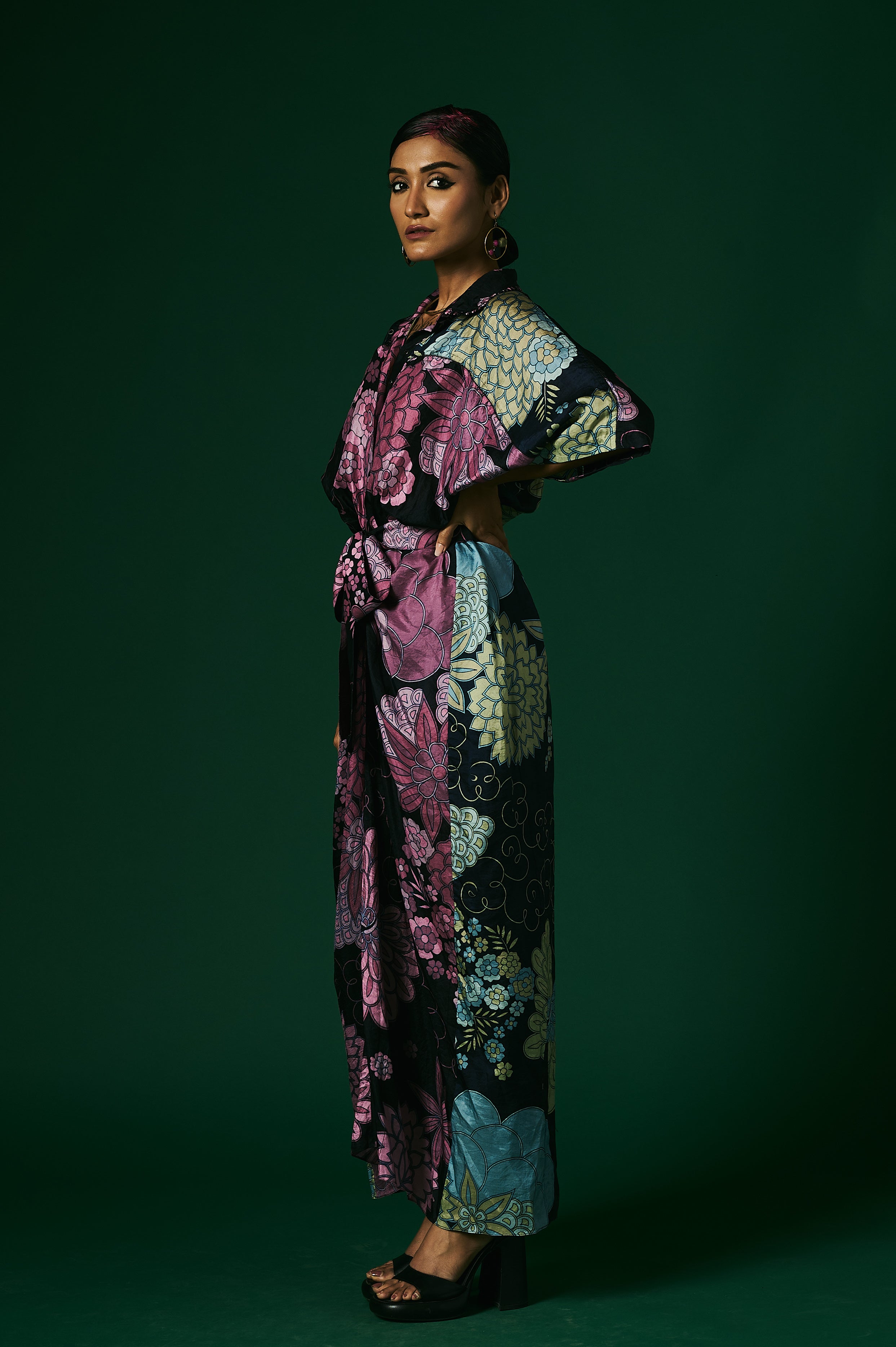 DRAPED DRESS