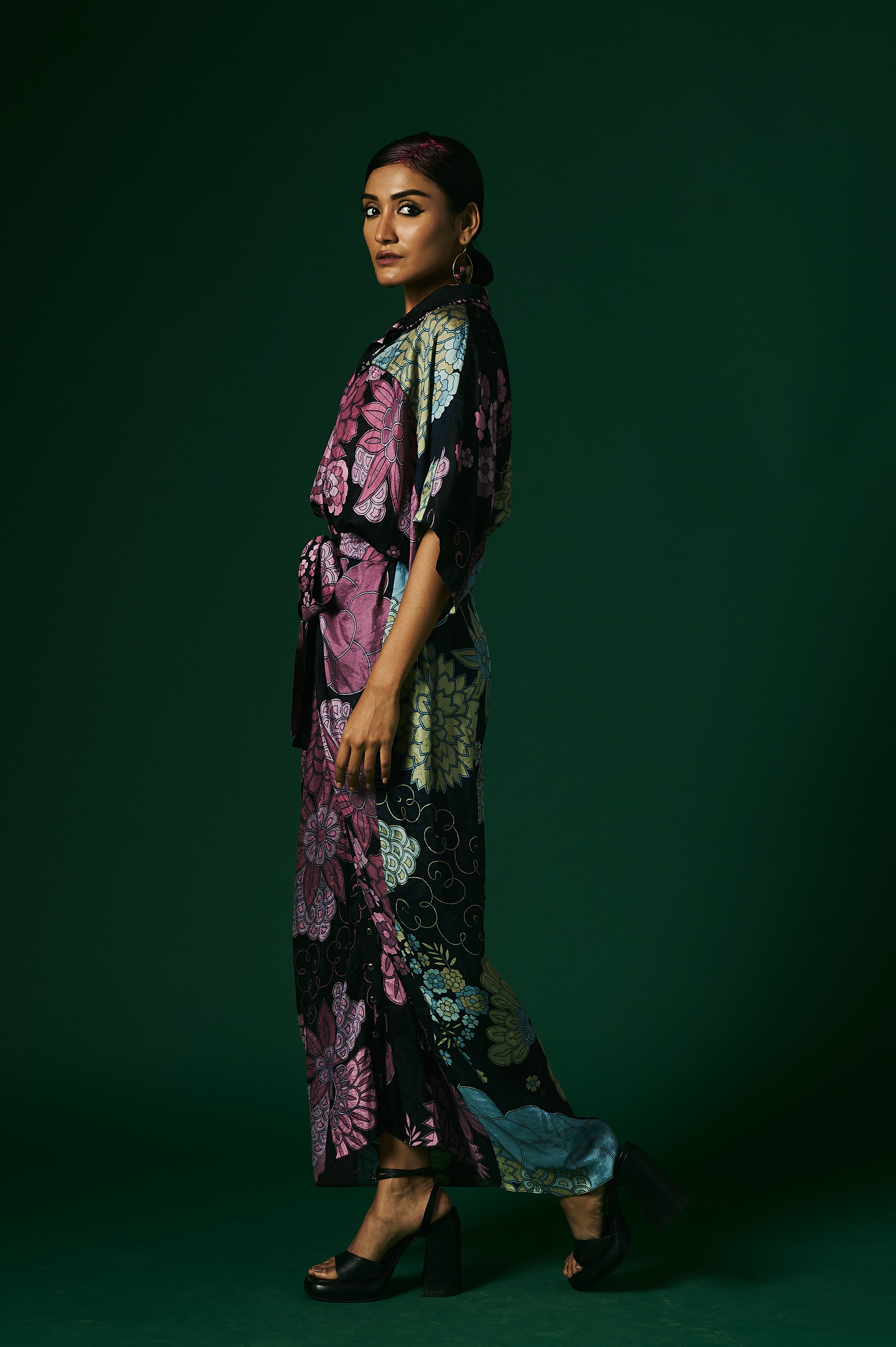 DRAPED DRESS