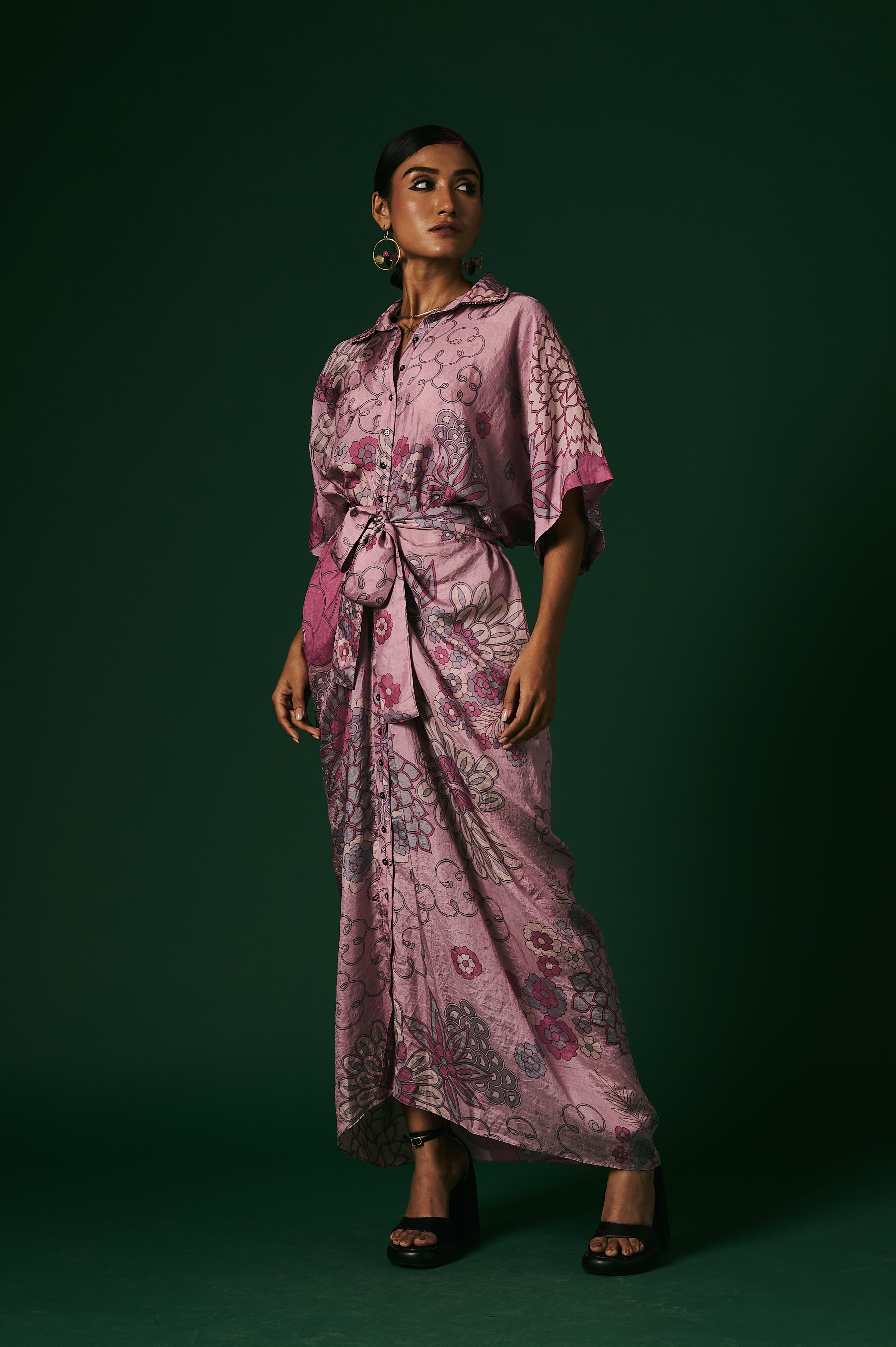 DRAPED DRESS
