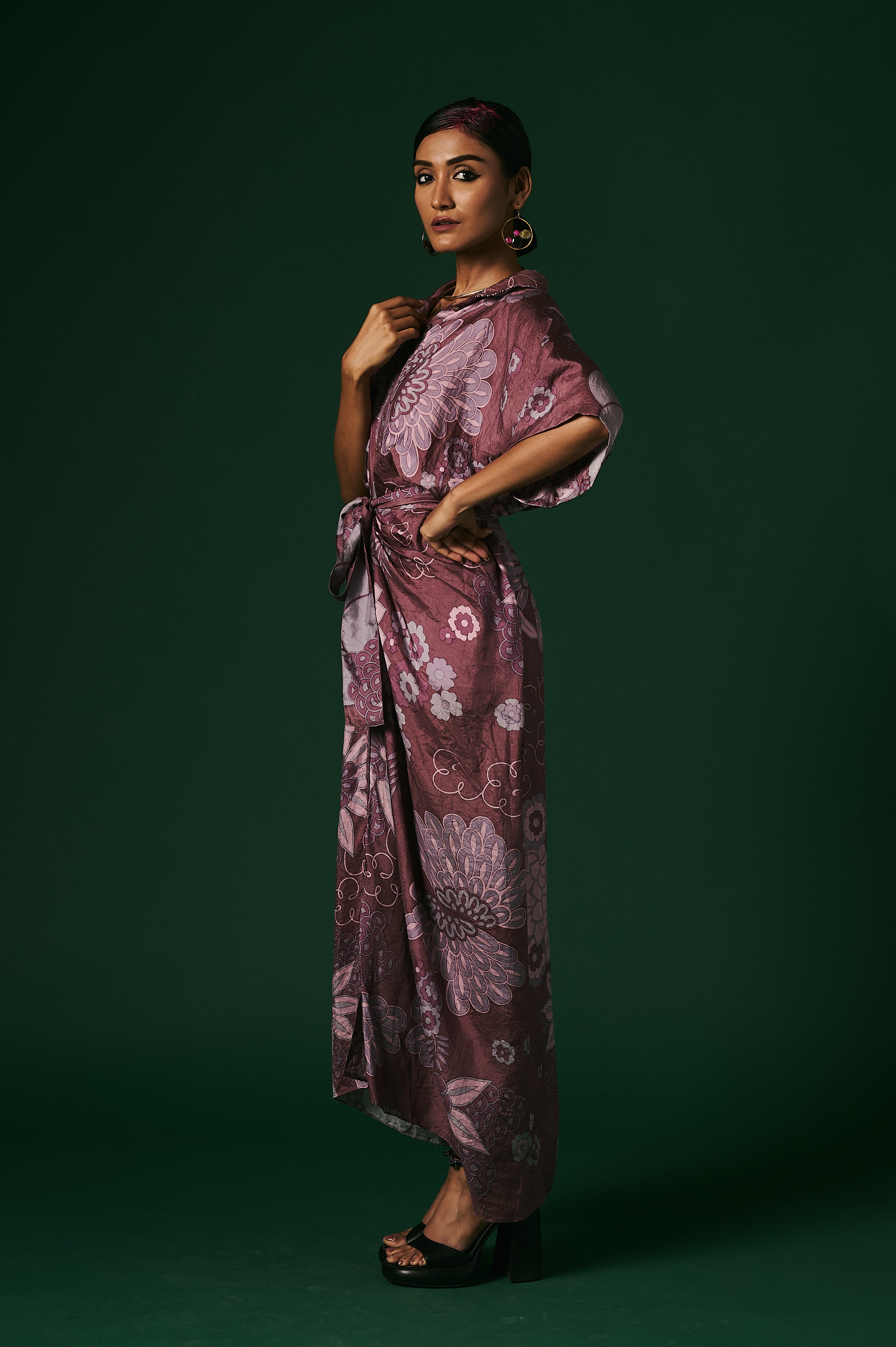 DRAPED DRESS