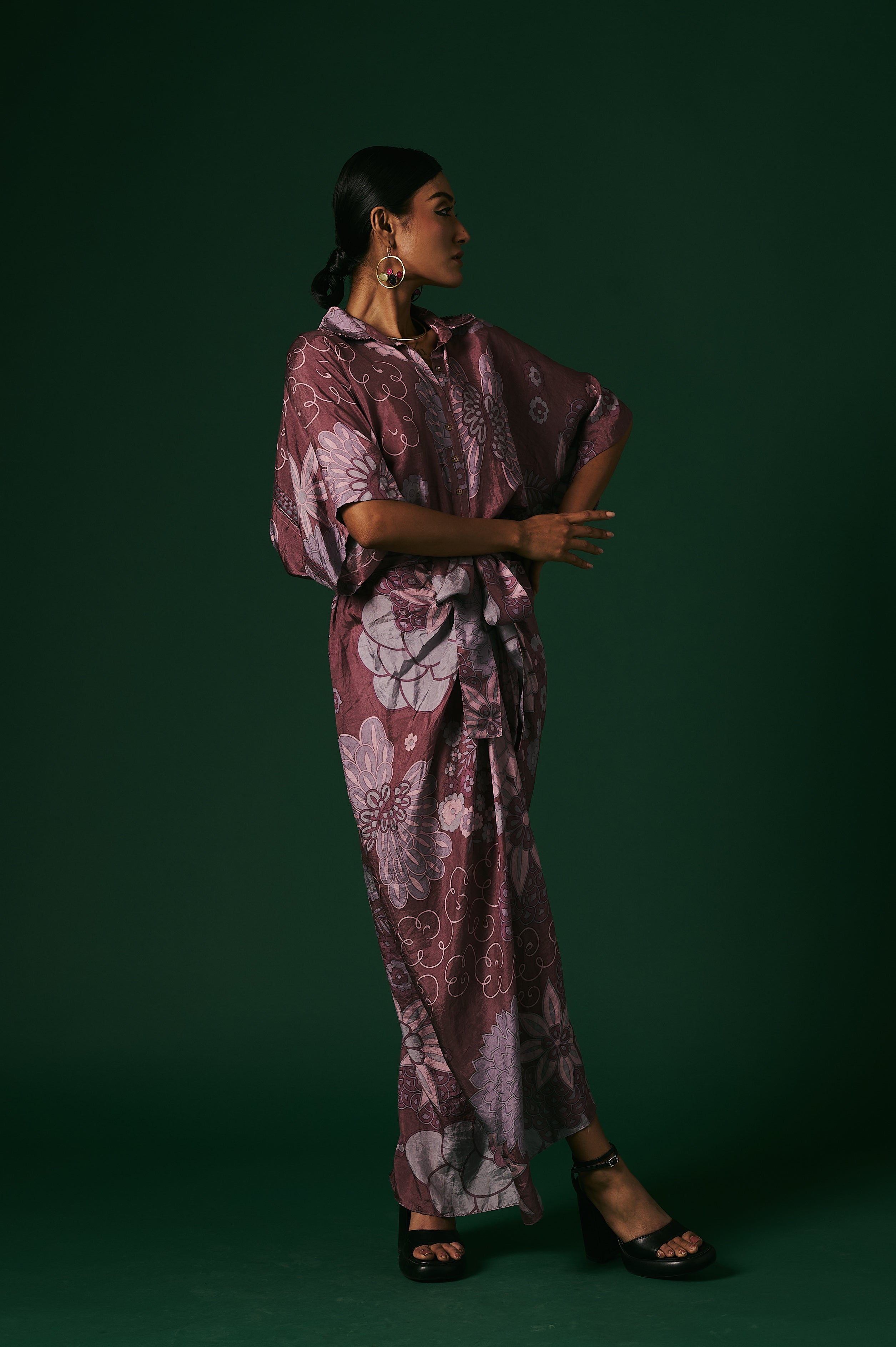DRAPED DRESS