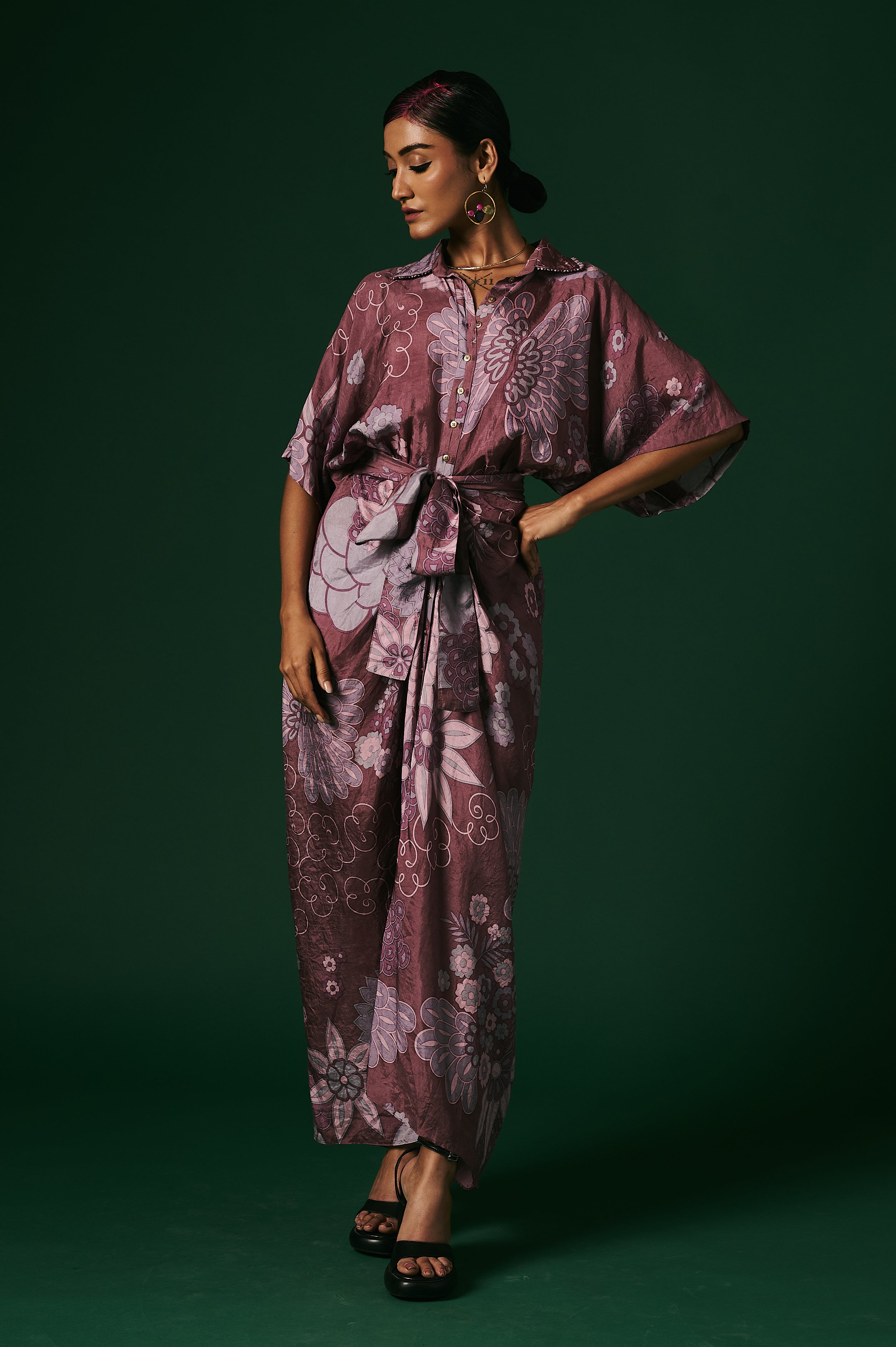 DRAPED DRESS