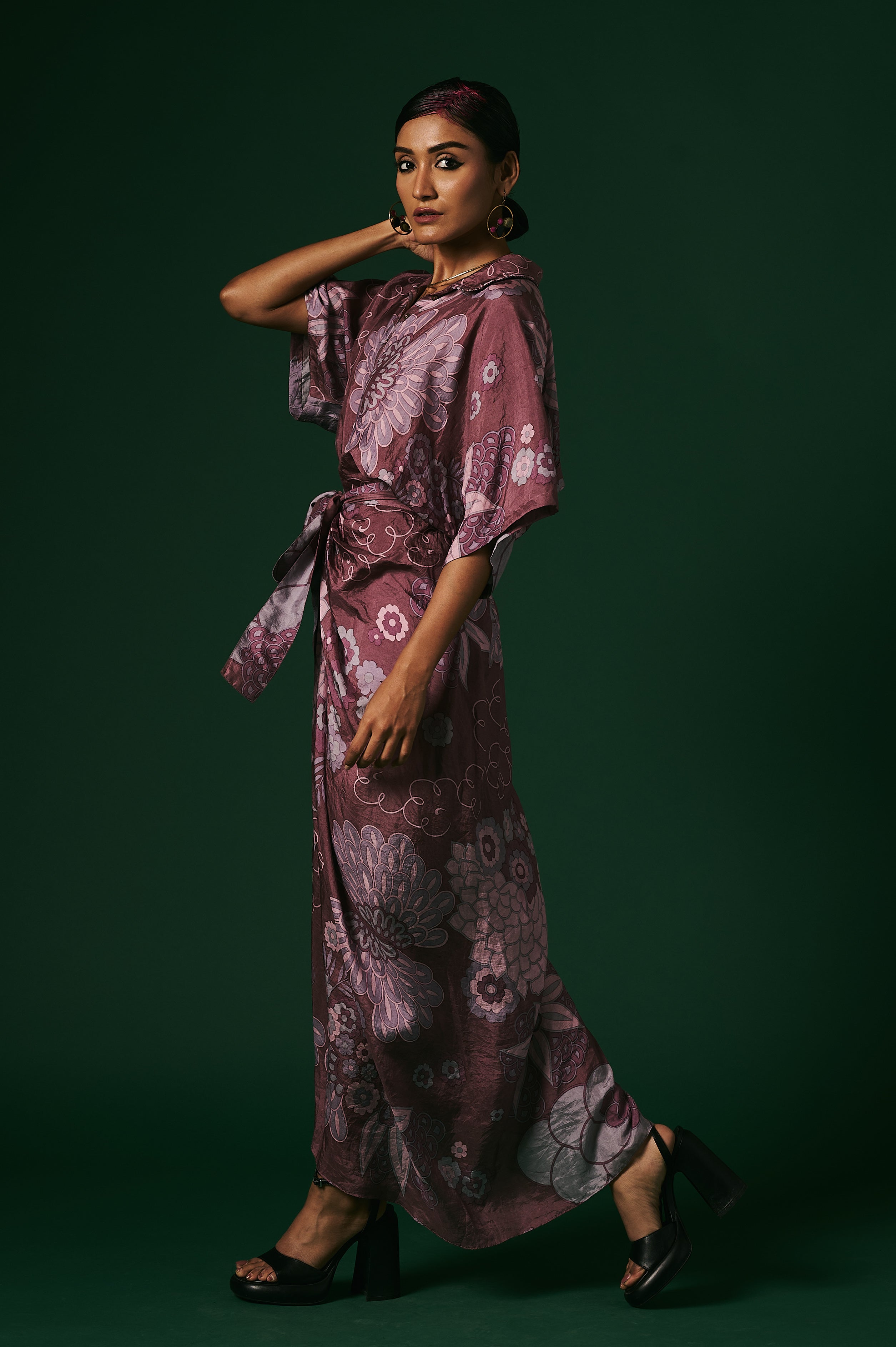 DRAPED DRESS