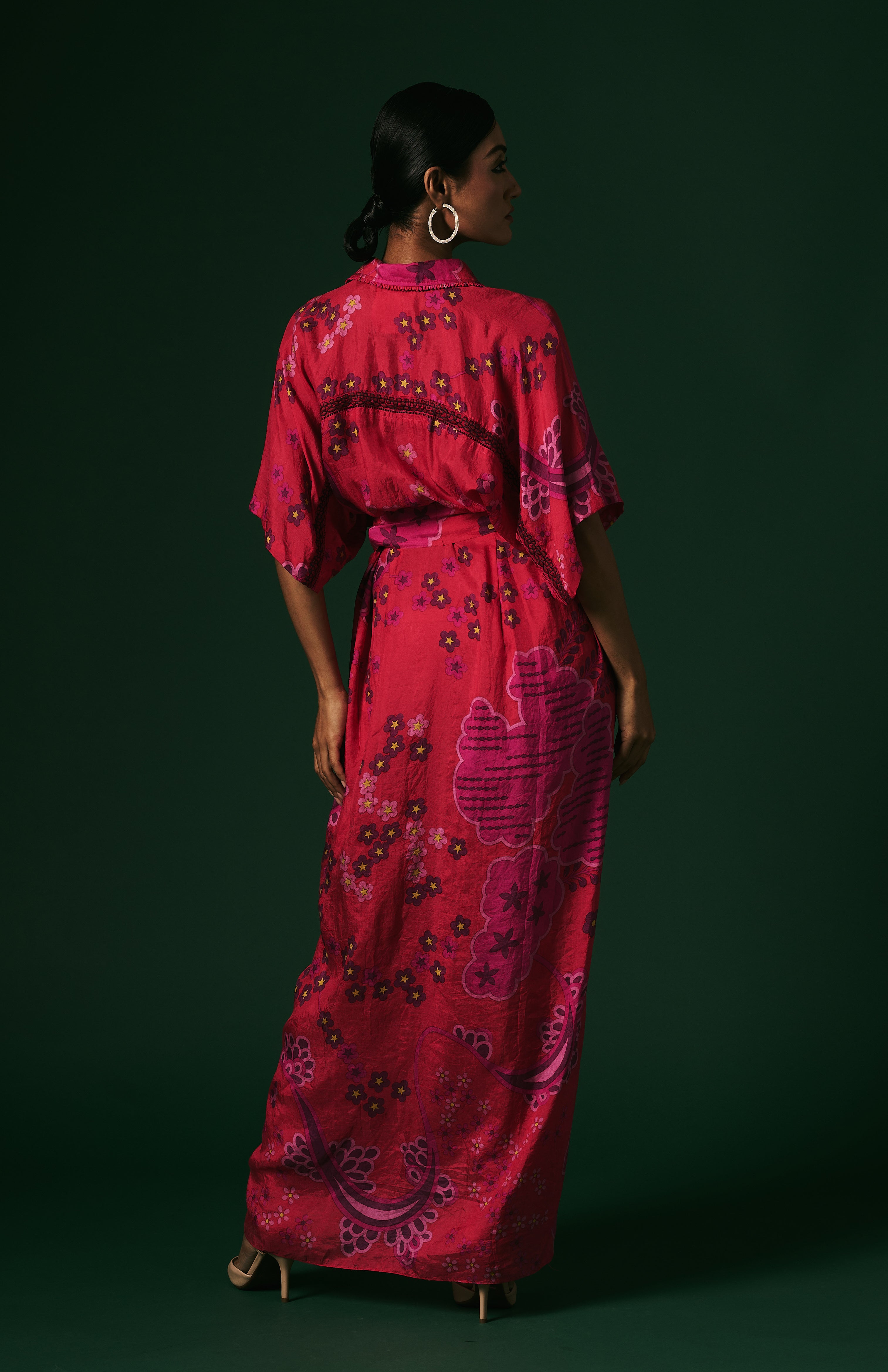 DRAPED DRESS