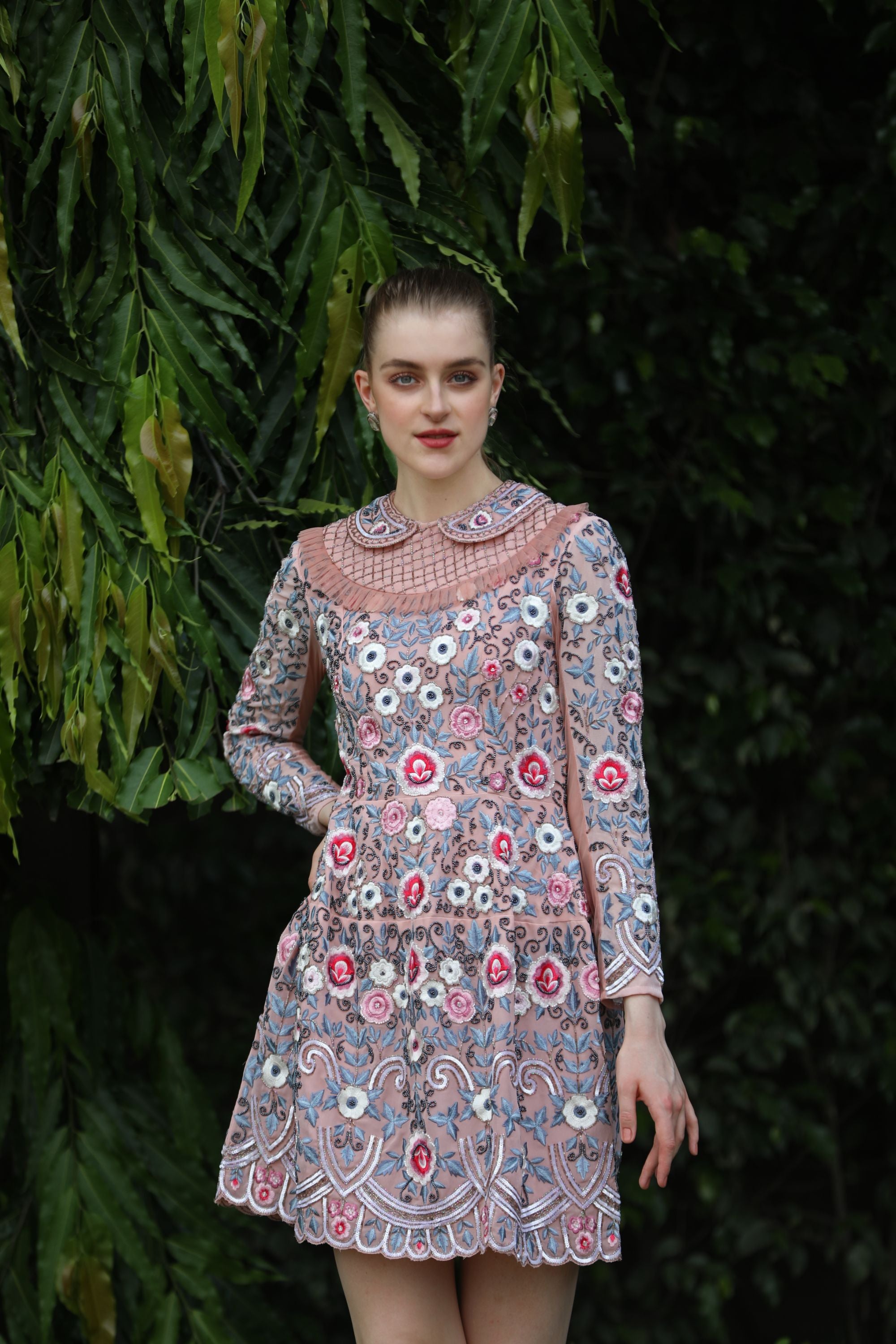 Georgette Blush Pink