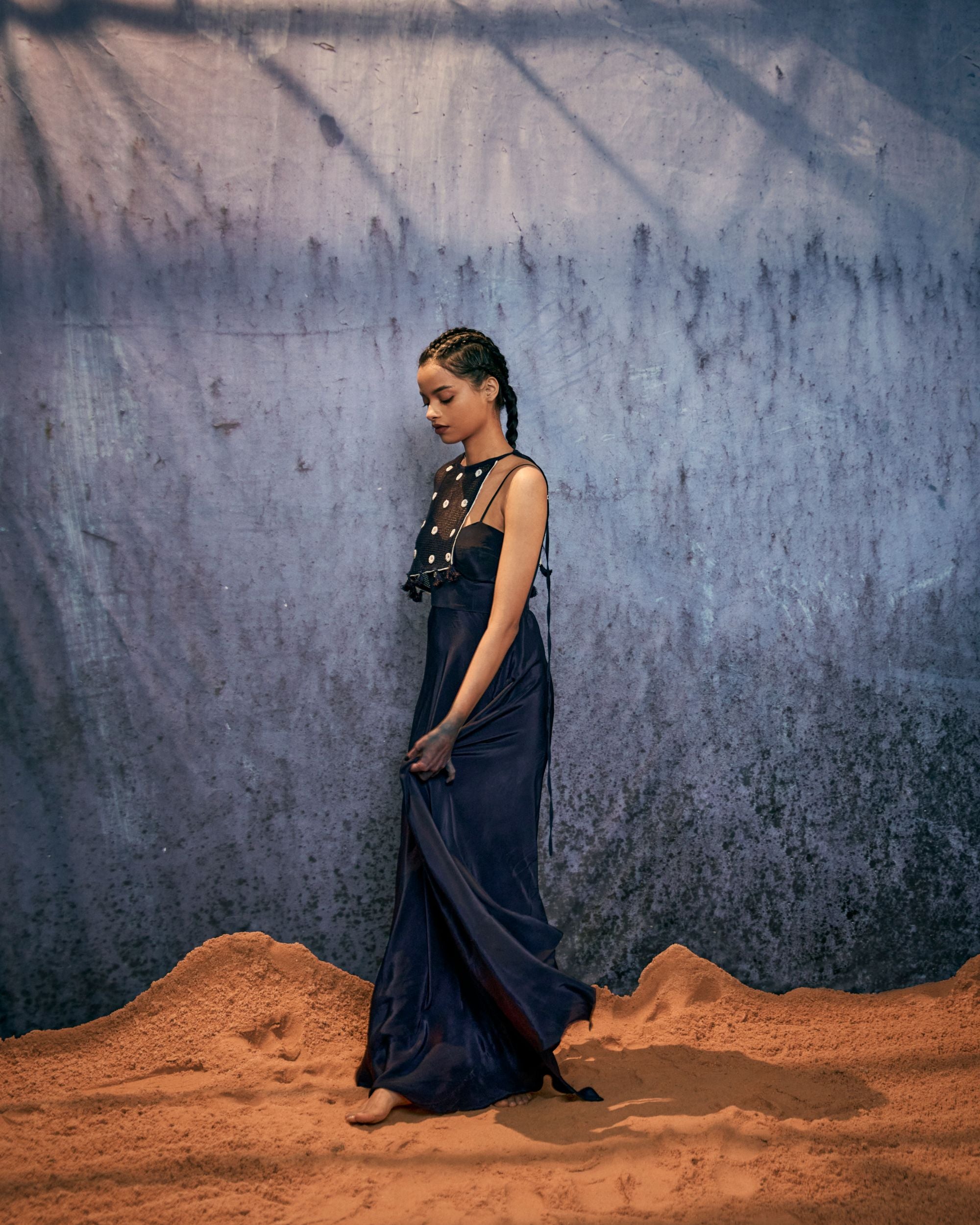 ARA CAPE WITH KAYAK DRESS