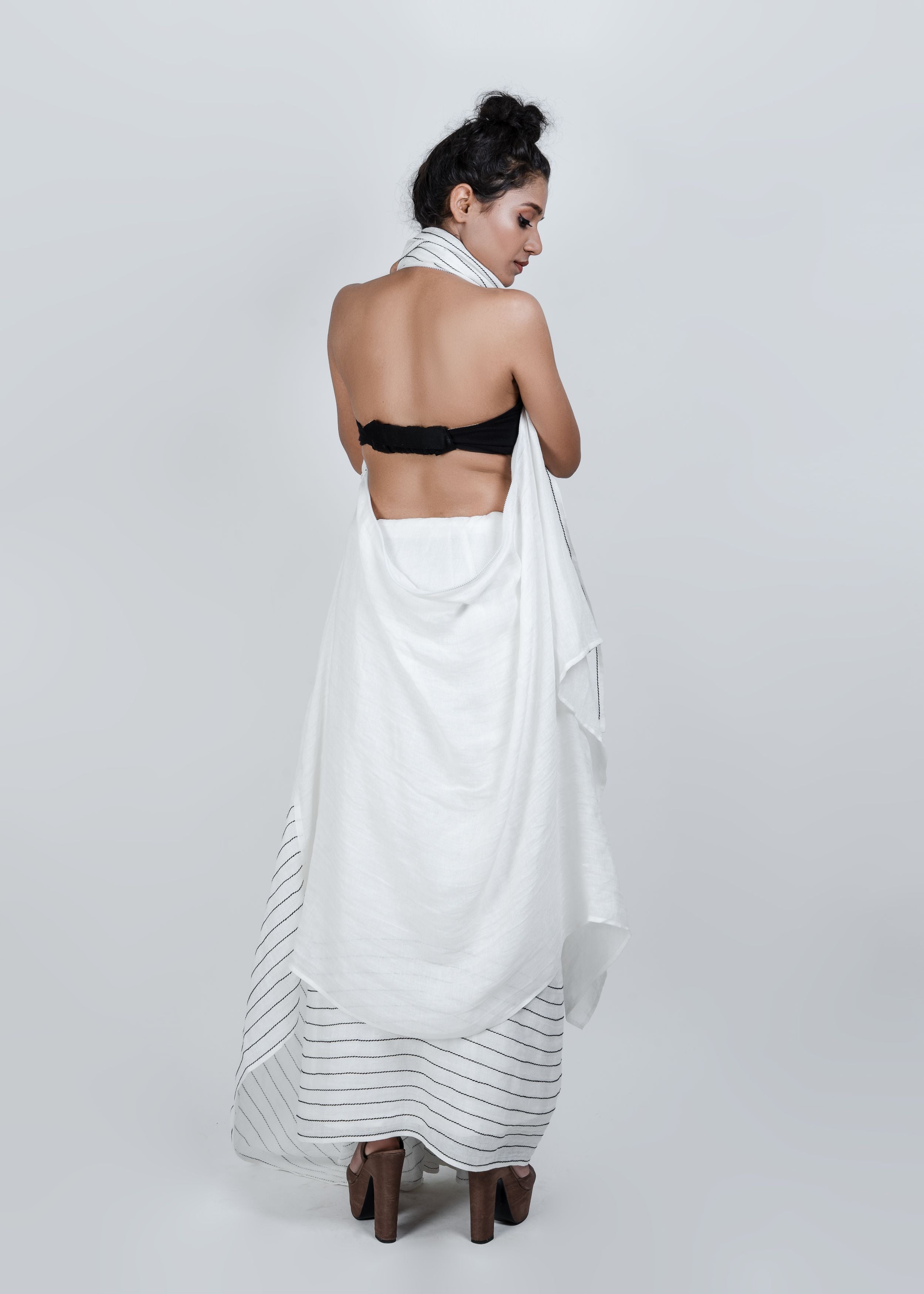 Linen Saree