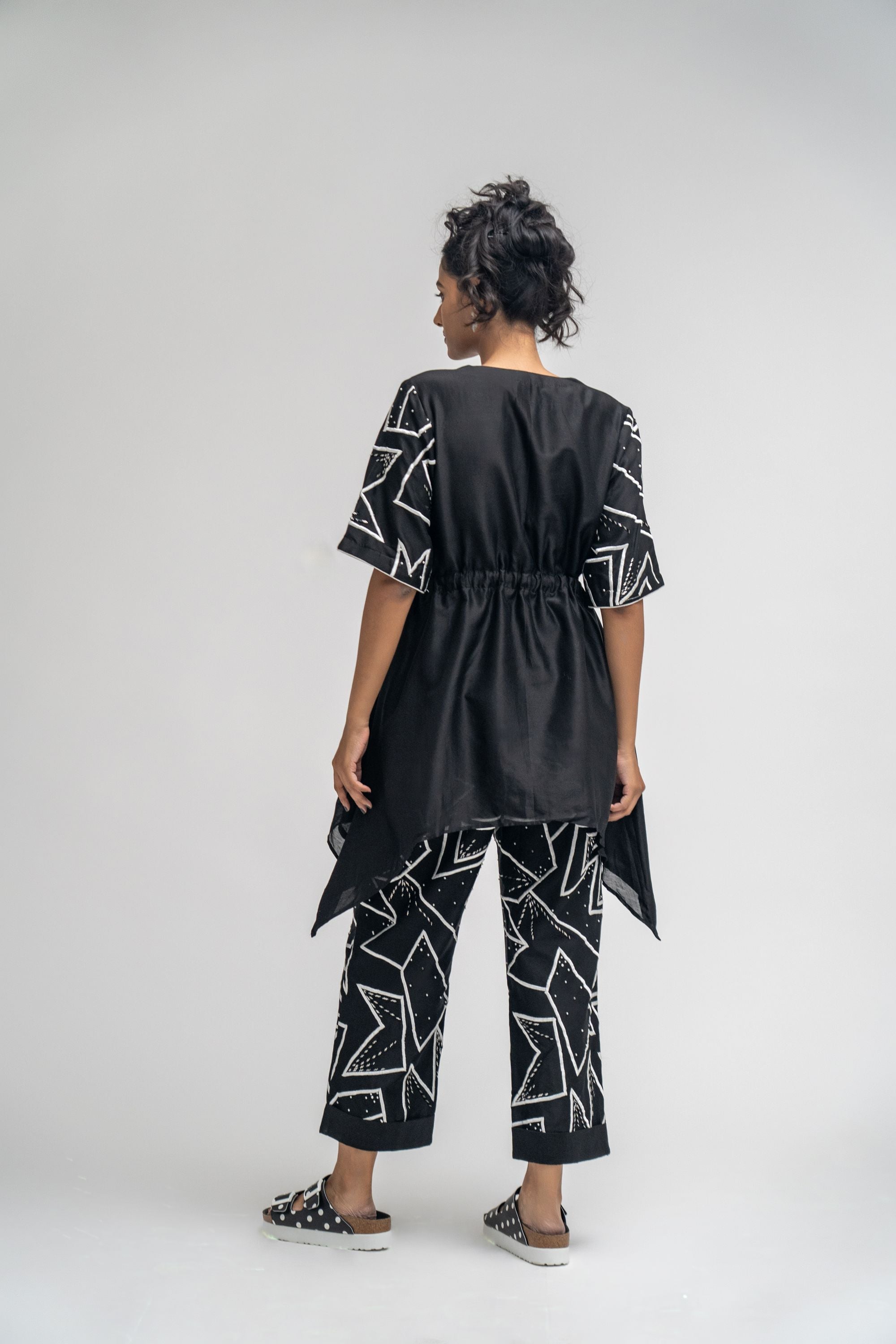 Chanderi Kaftan Set