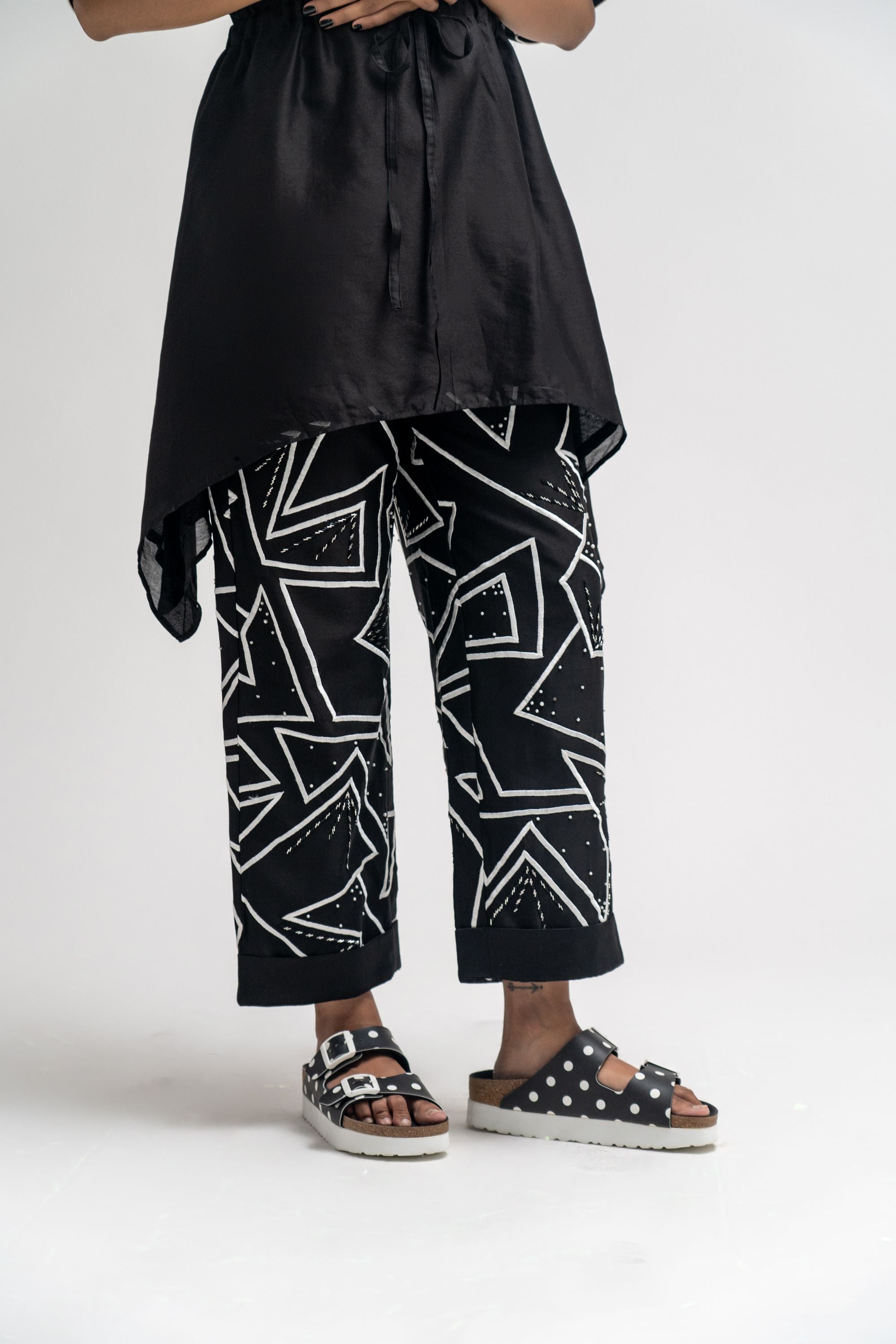 Chanderi Kaftan Set