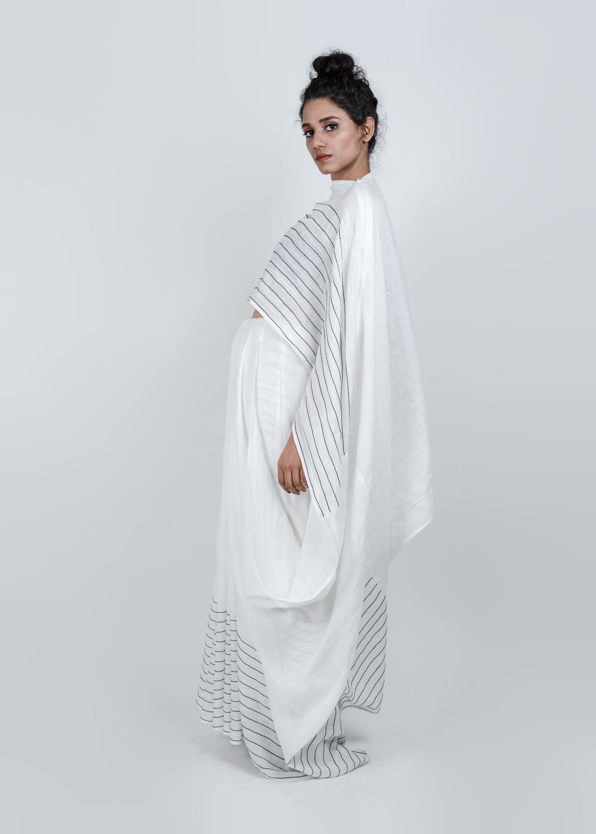 Linen Saree