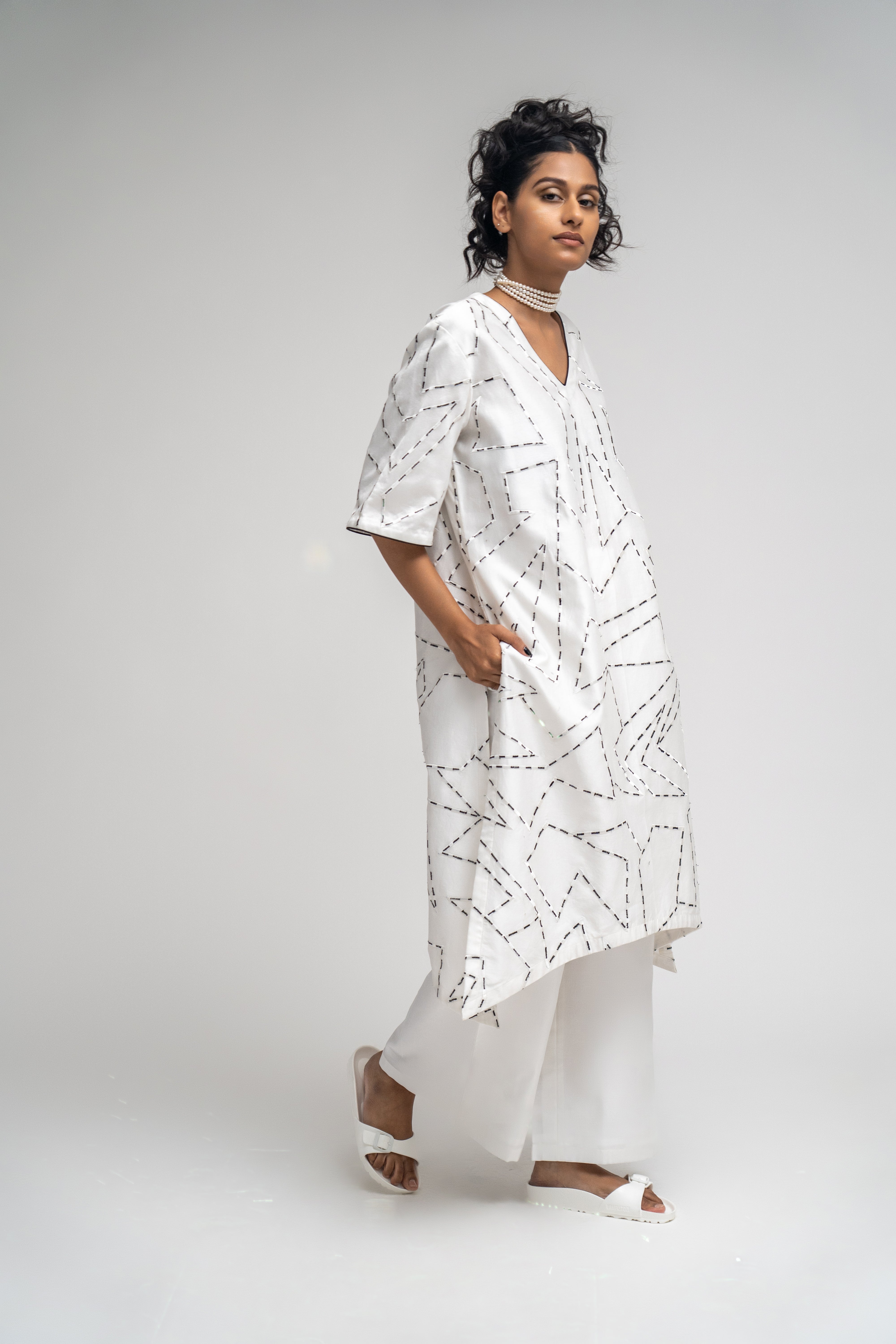 Chanderi Kurta set