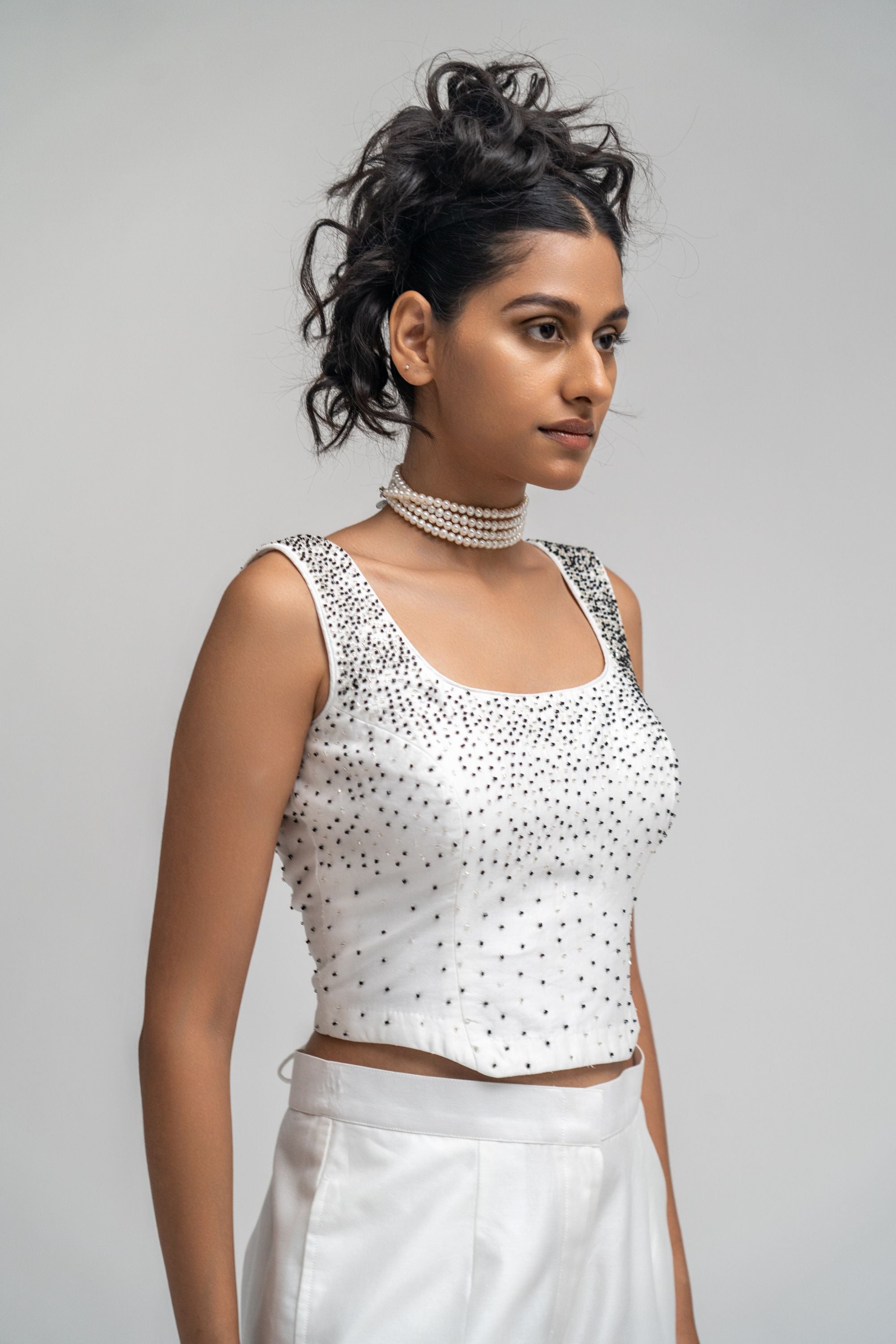 Chanderi Bustier