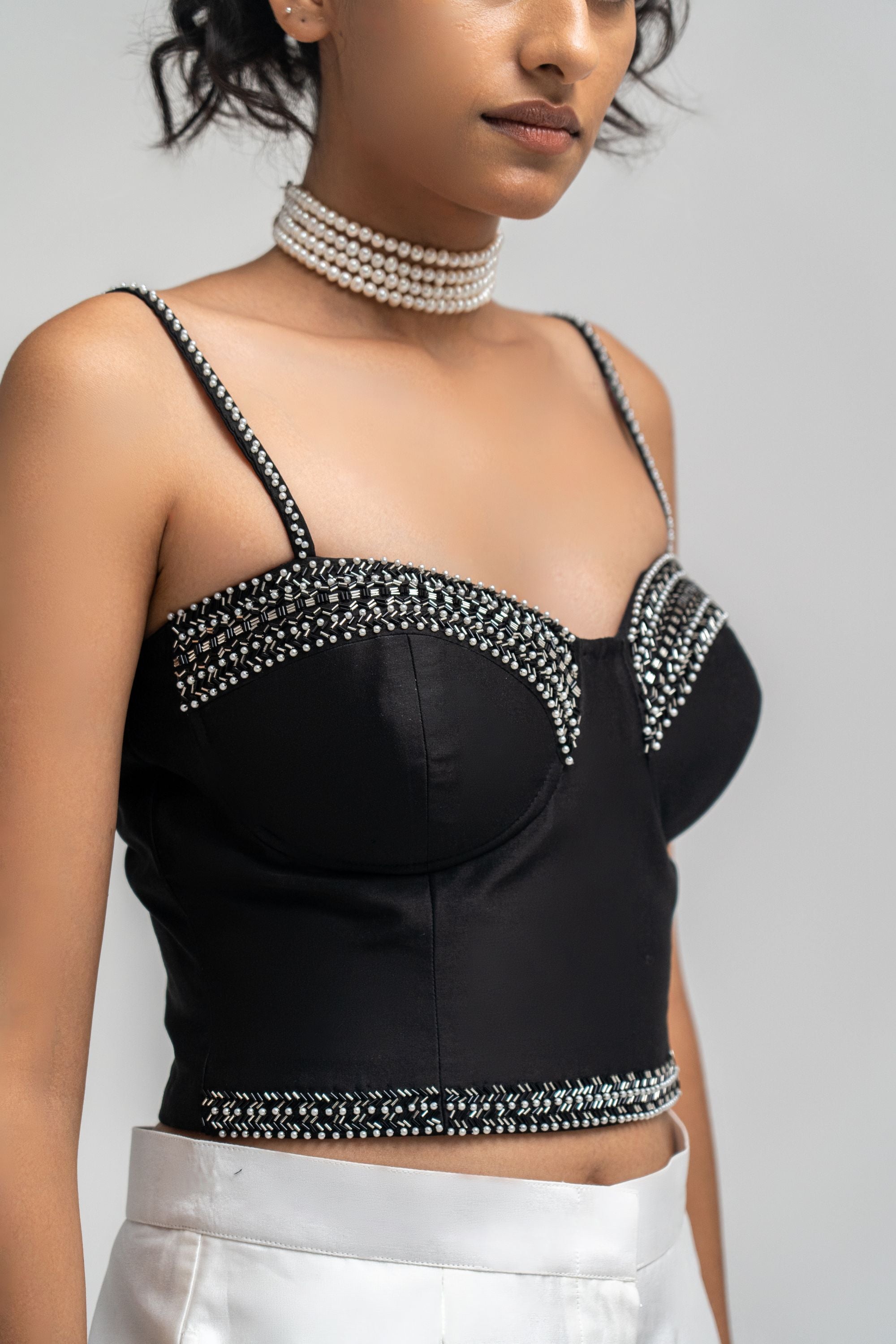 Chanderi Bustier