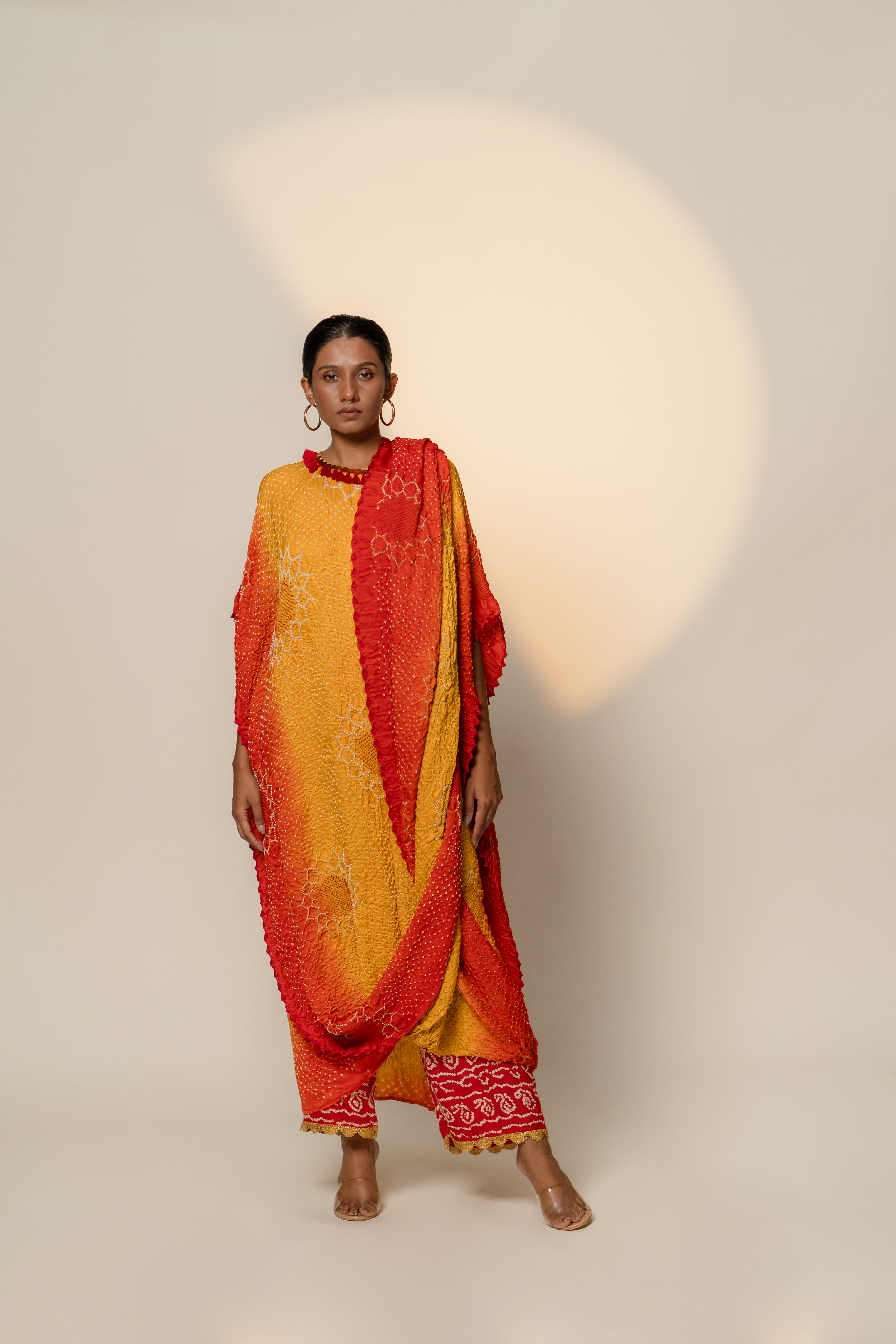 DRAPE DRESS - VALLEY OF FLOWERS