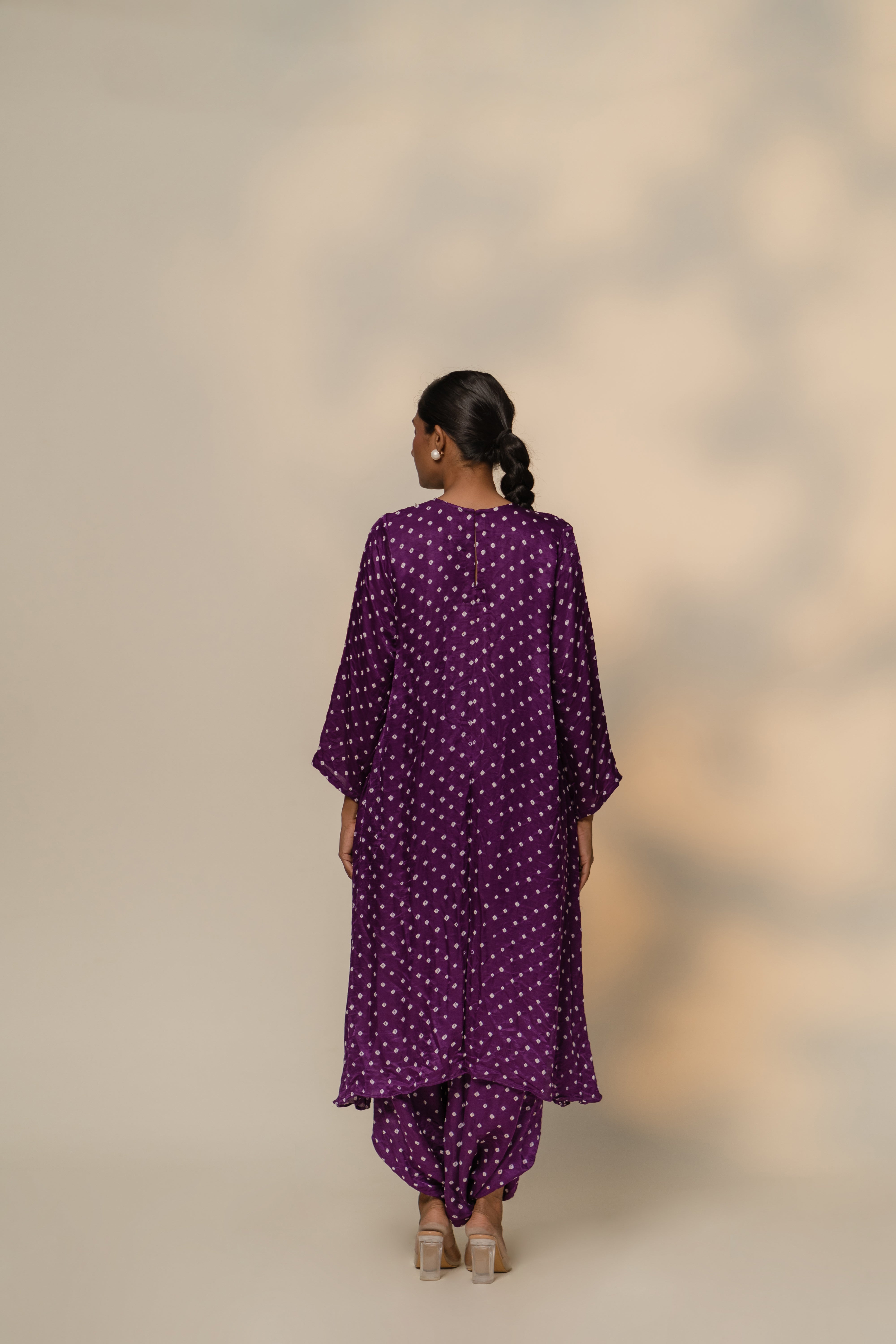 ASYMMETRICAL OVERLAP DHOTI SET