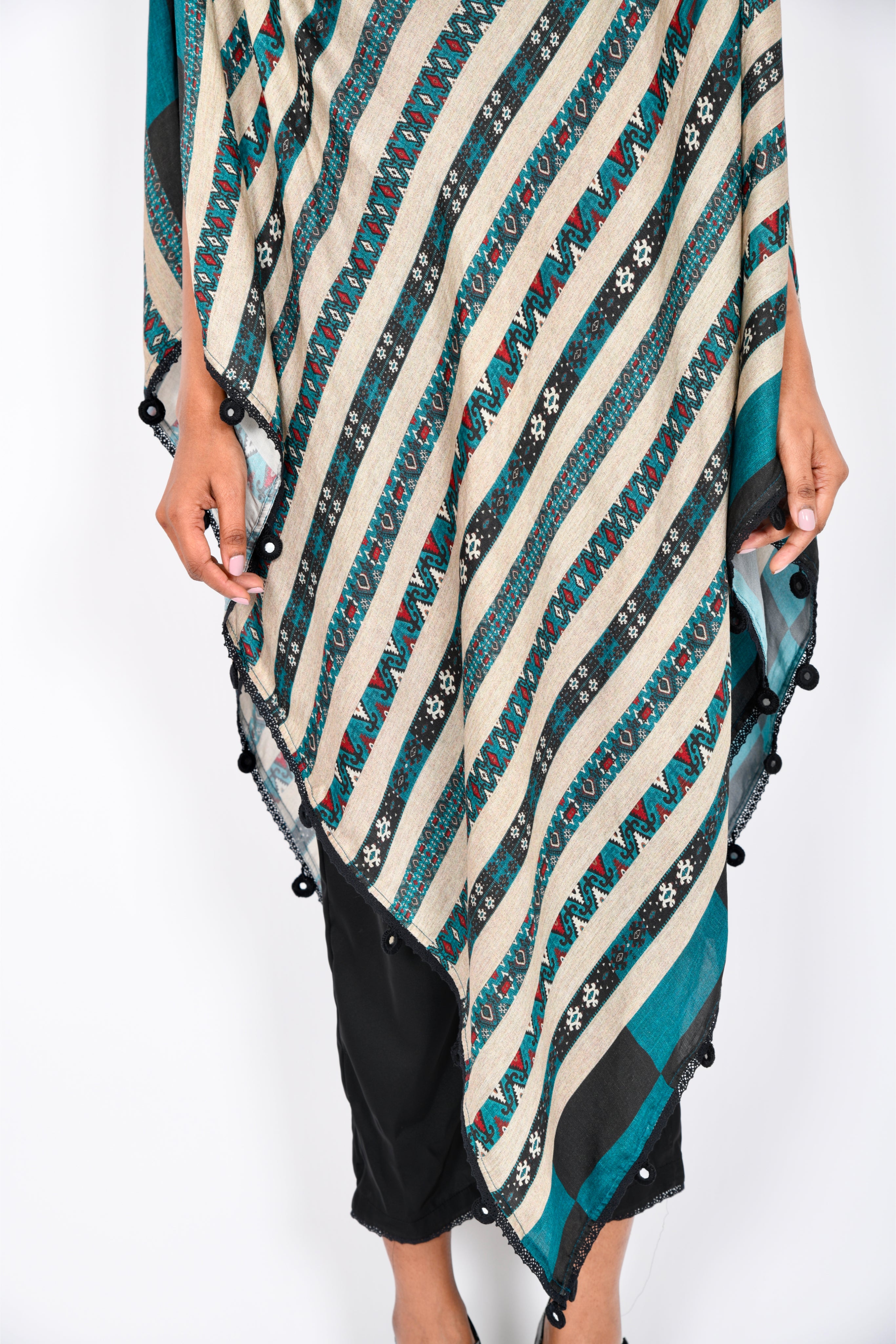 KAFILLA COWL CAPE SET