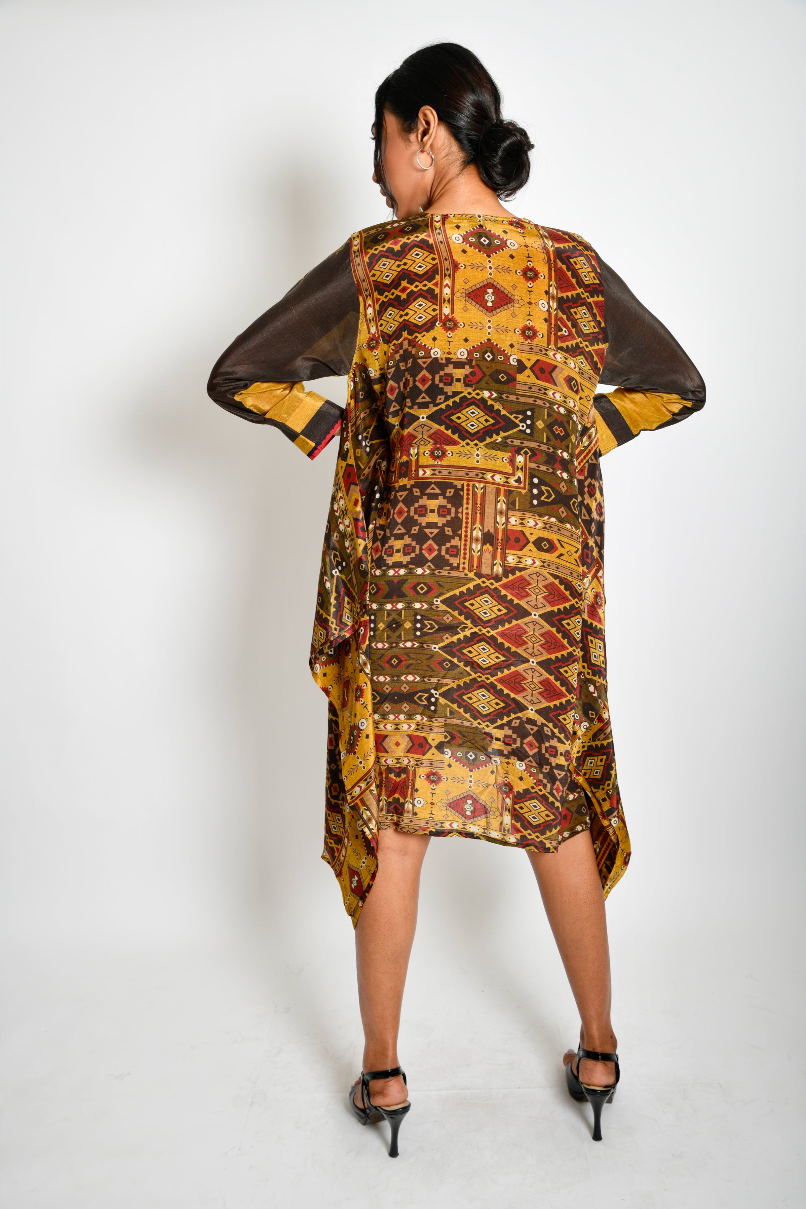 KAFILLA COWL POCKET DRESS
