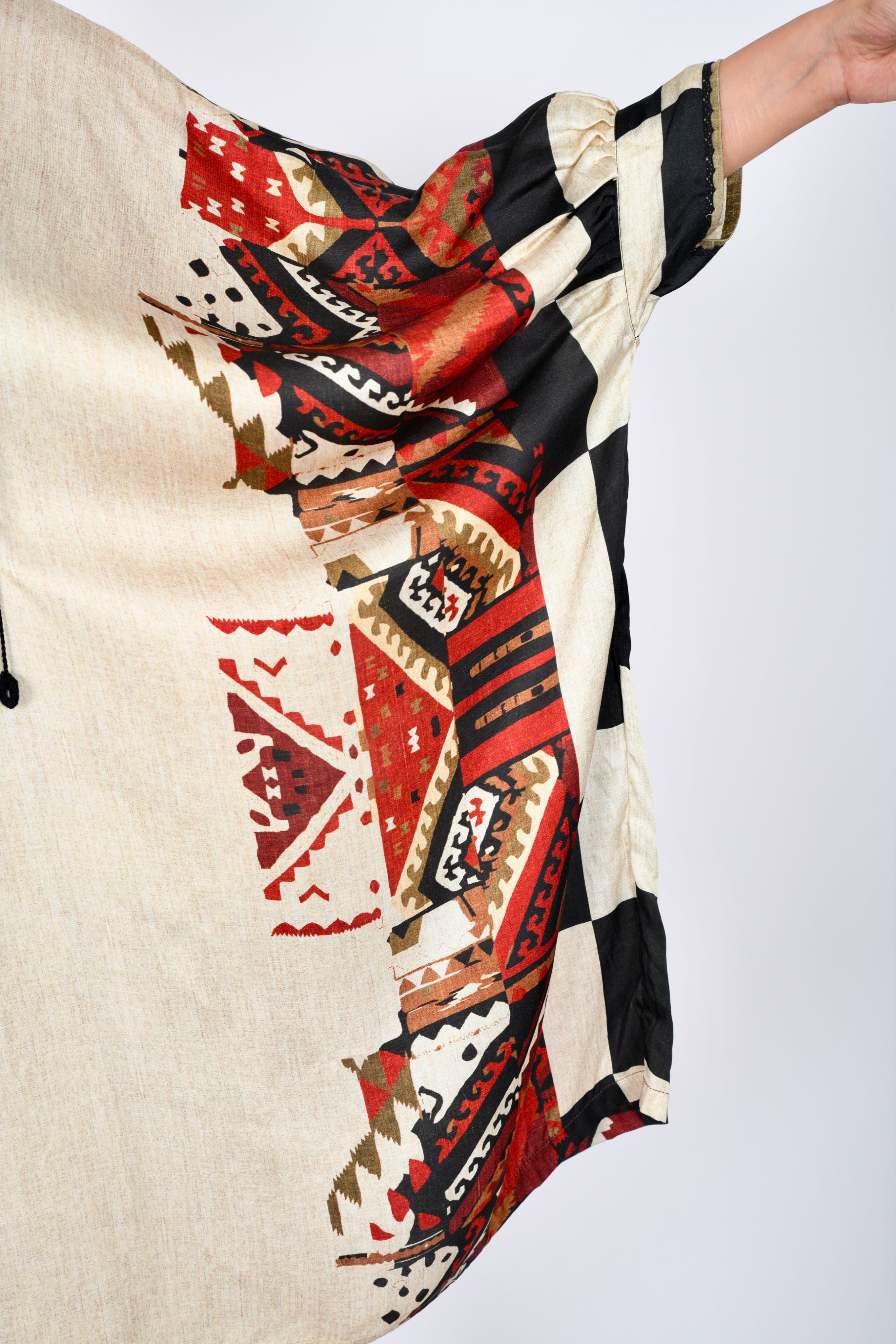 KAFILLLA YOKE BOX TUNIC SET