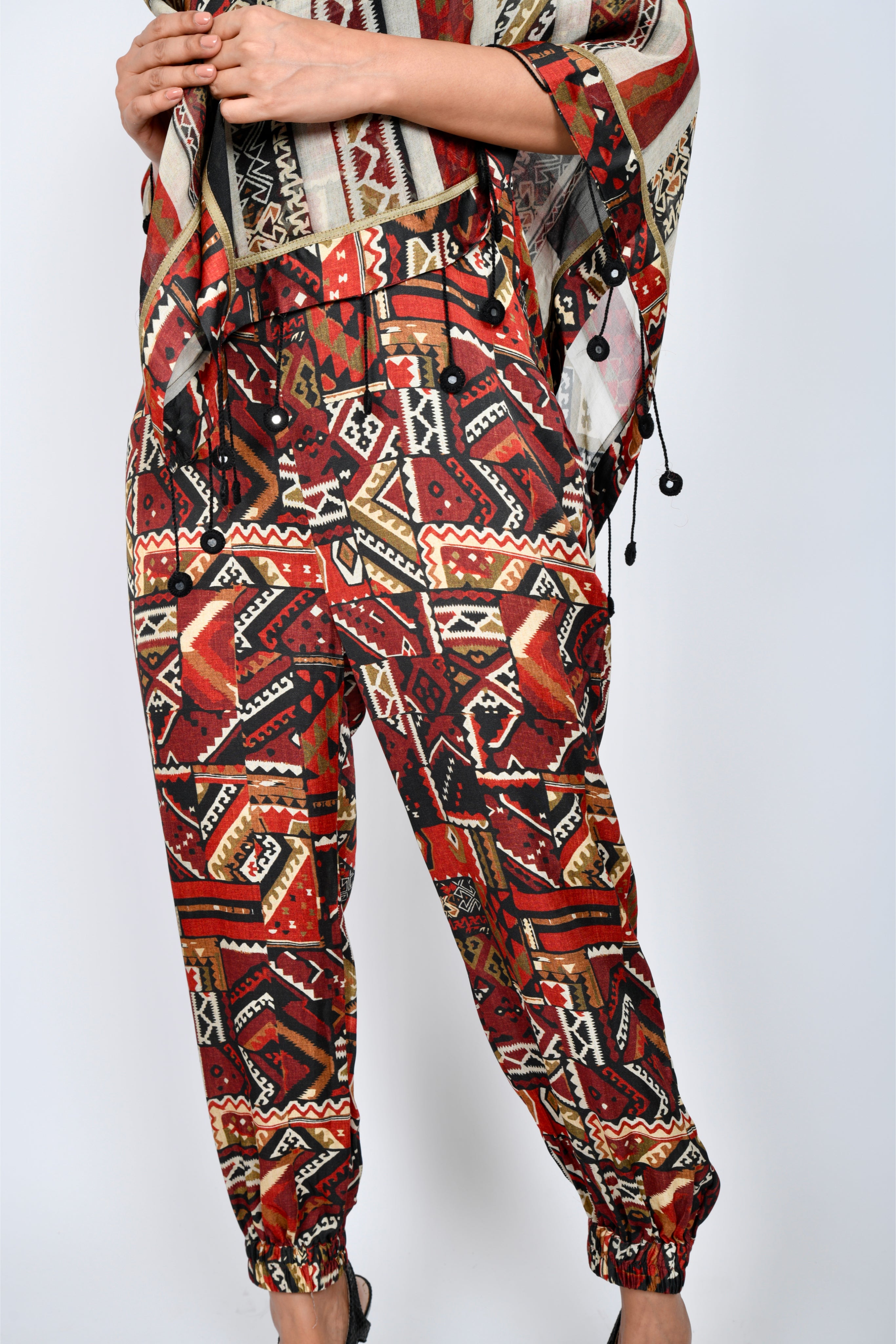 KAFILLA JOGGER JUMPSUIT WITH STOLE