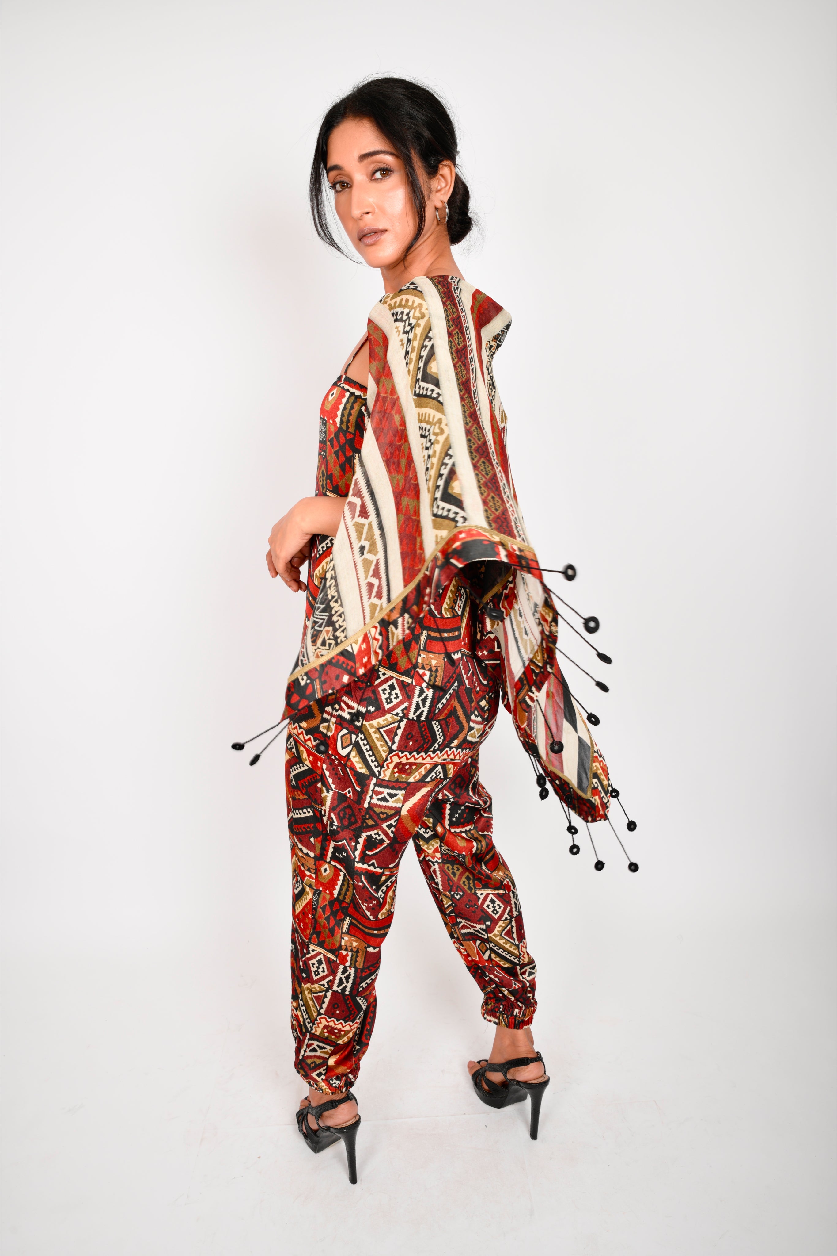 KAFILLA JOGGER JUMPSUIT WITH STOLE