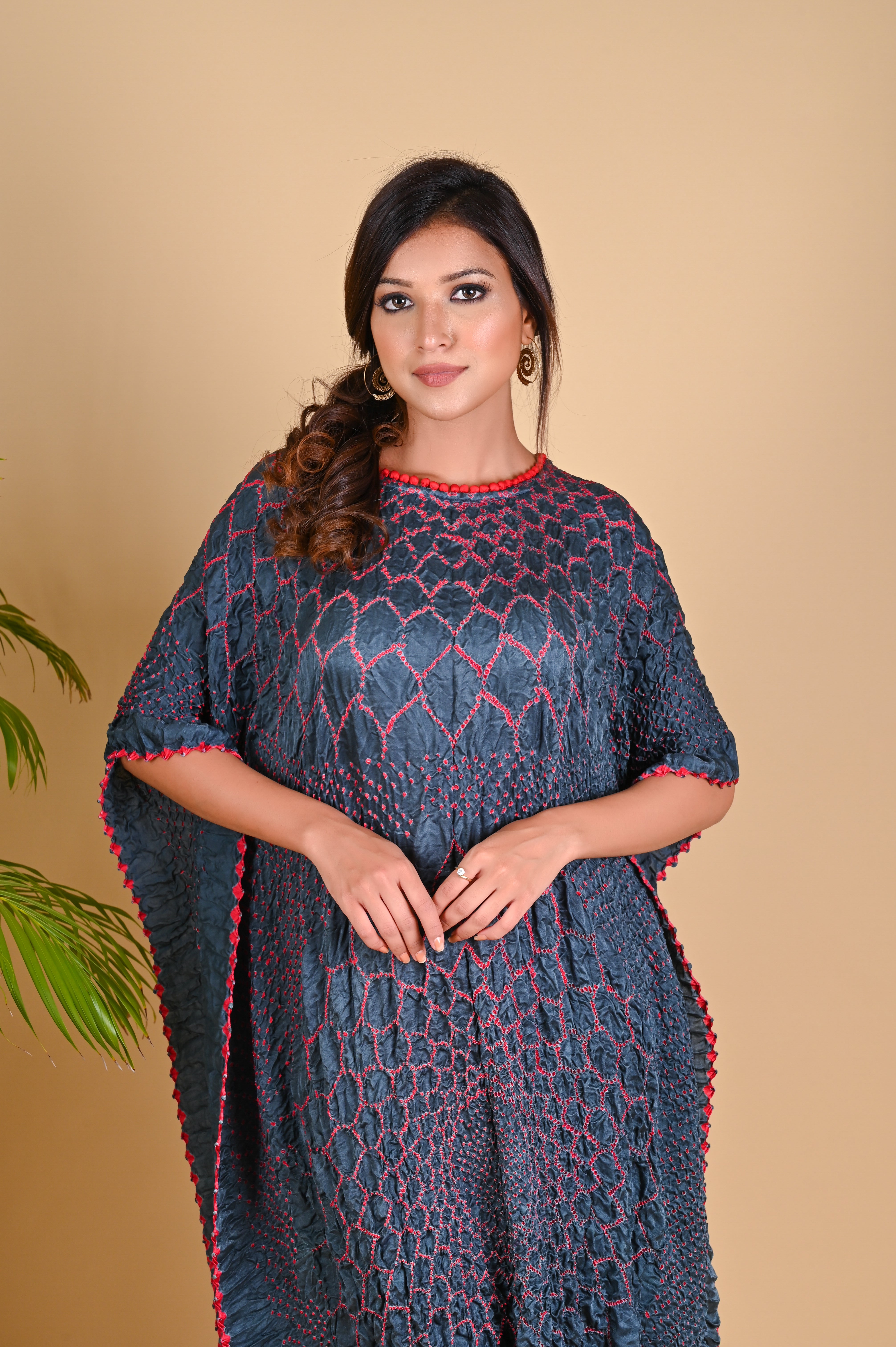 THREE FLOWERS KAFTAN