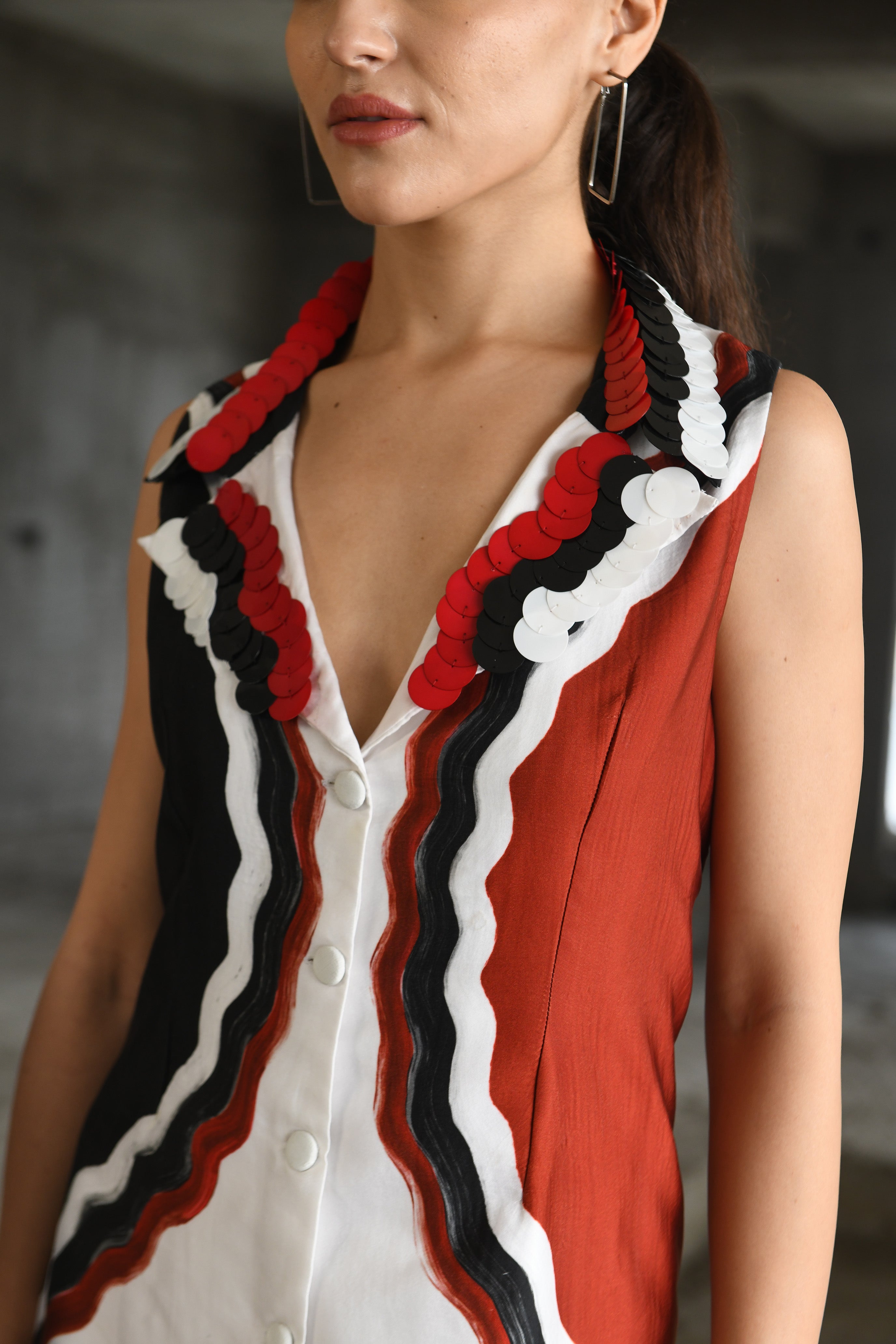 Vest jacket dress